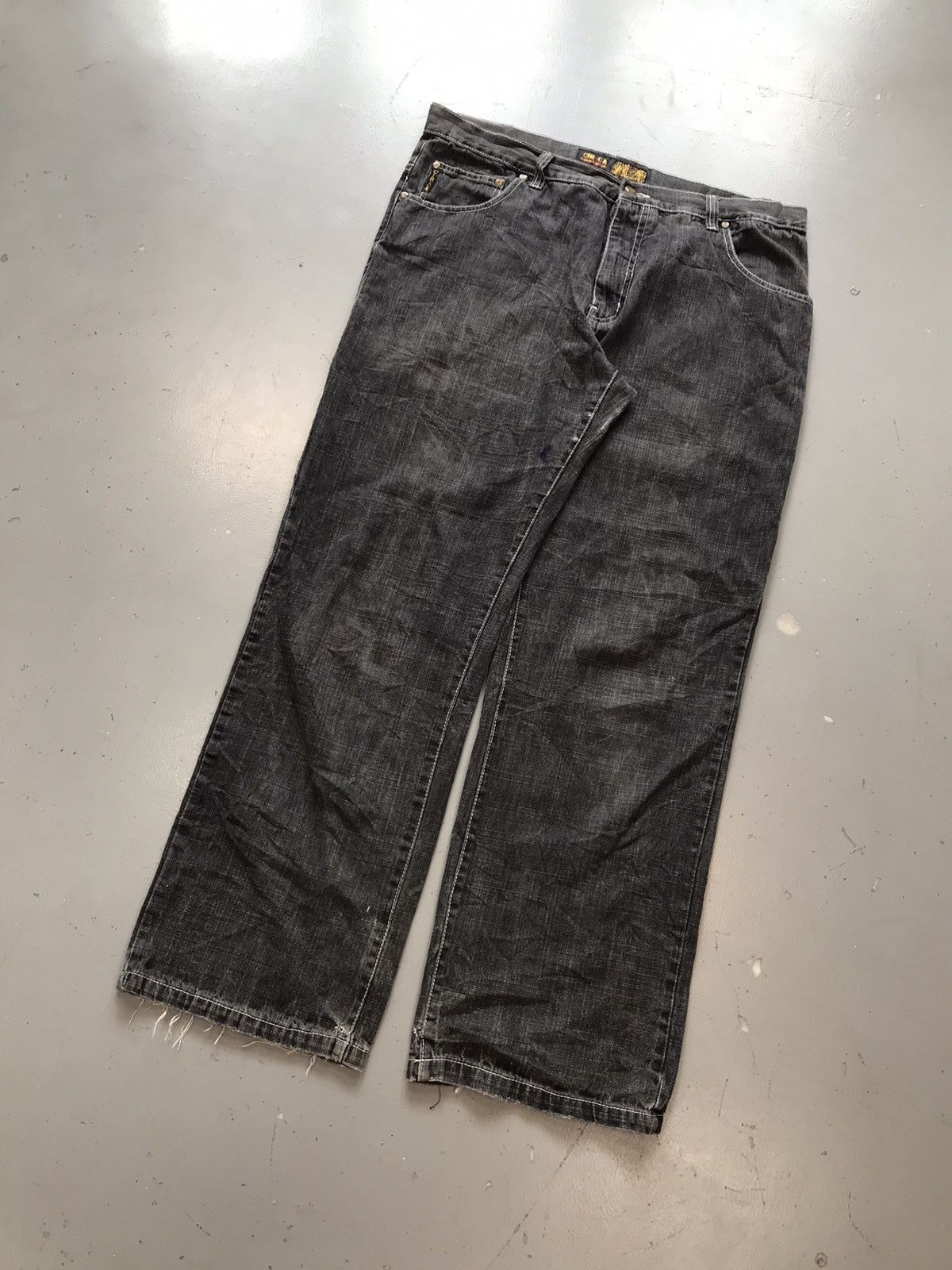 C1RCA × Southpole × Vintage Vintage cir ca white thread embroidered loose fit denim Size US 40 / EU 56 - 4 Thumbnail