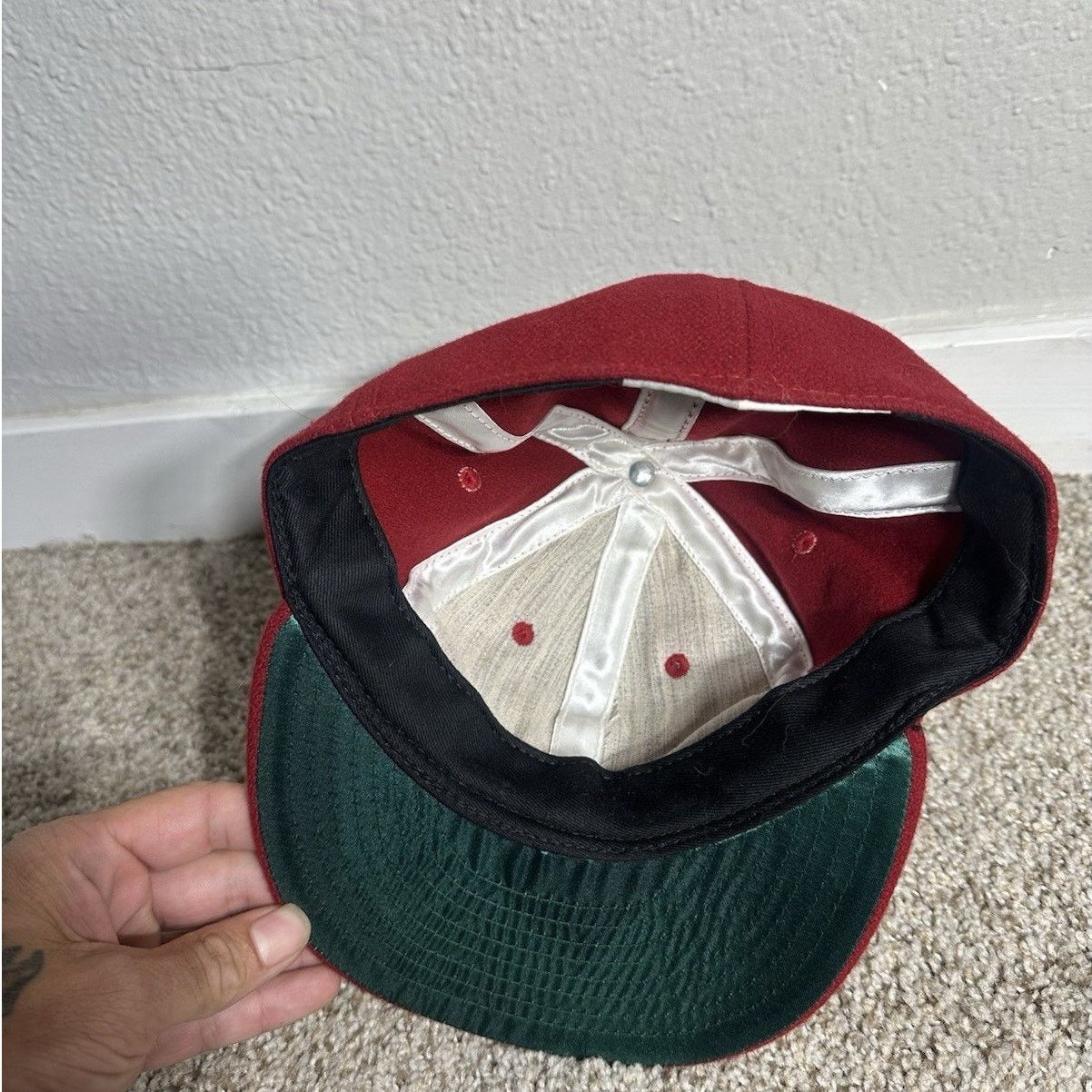Ebbets Field Flannels Vintage Ebbets Field Flannel WSU Cougars Cap 100% Wool Hat Size ONE SIZE - 3 Thumbnail