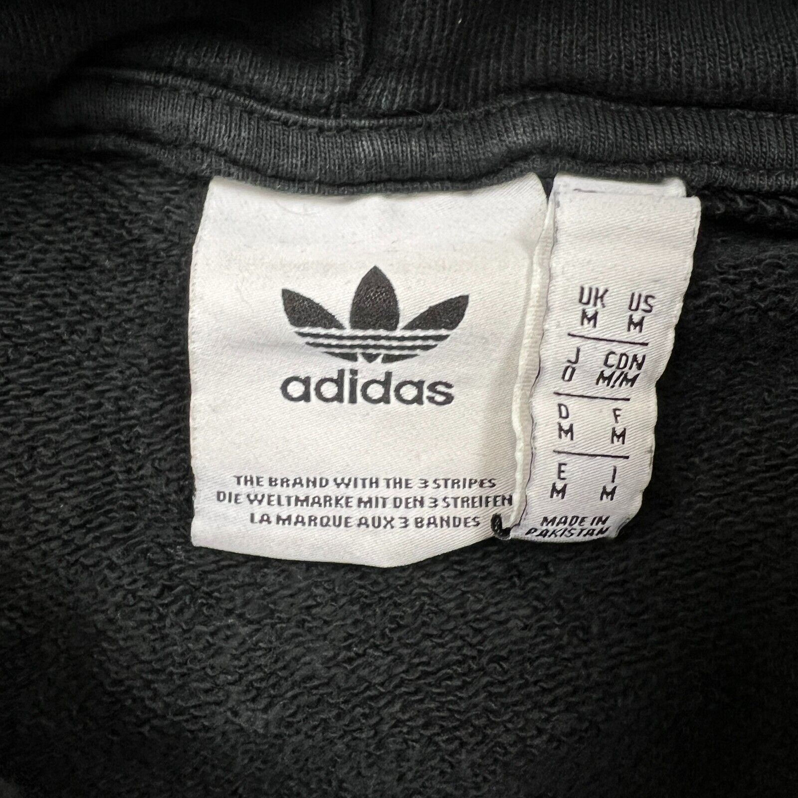 Adidas × Vintage Adidas Hoodie Medium Trefoil Spell Out Hooded Sweatshirt Size US M / EU 48-50 / 2 - 4 Thumbnail
