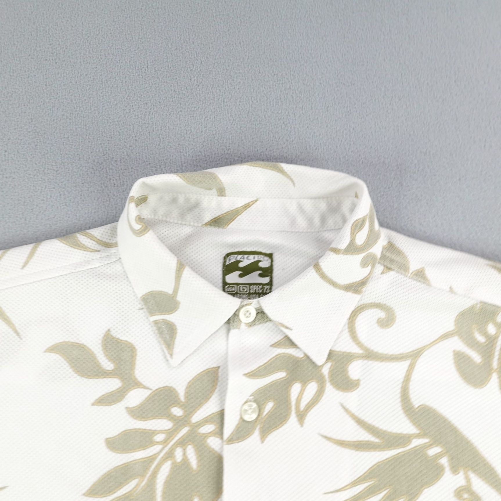 Billabong VINTAGE Billabong Shirt Mens XL White Beige Floral Hawaiian Aloha 90s Button-Up Short Sleeve Size US XL / EU 56 / 4 - 2 Thumbnail