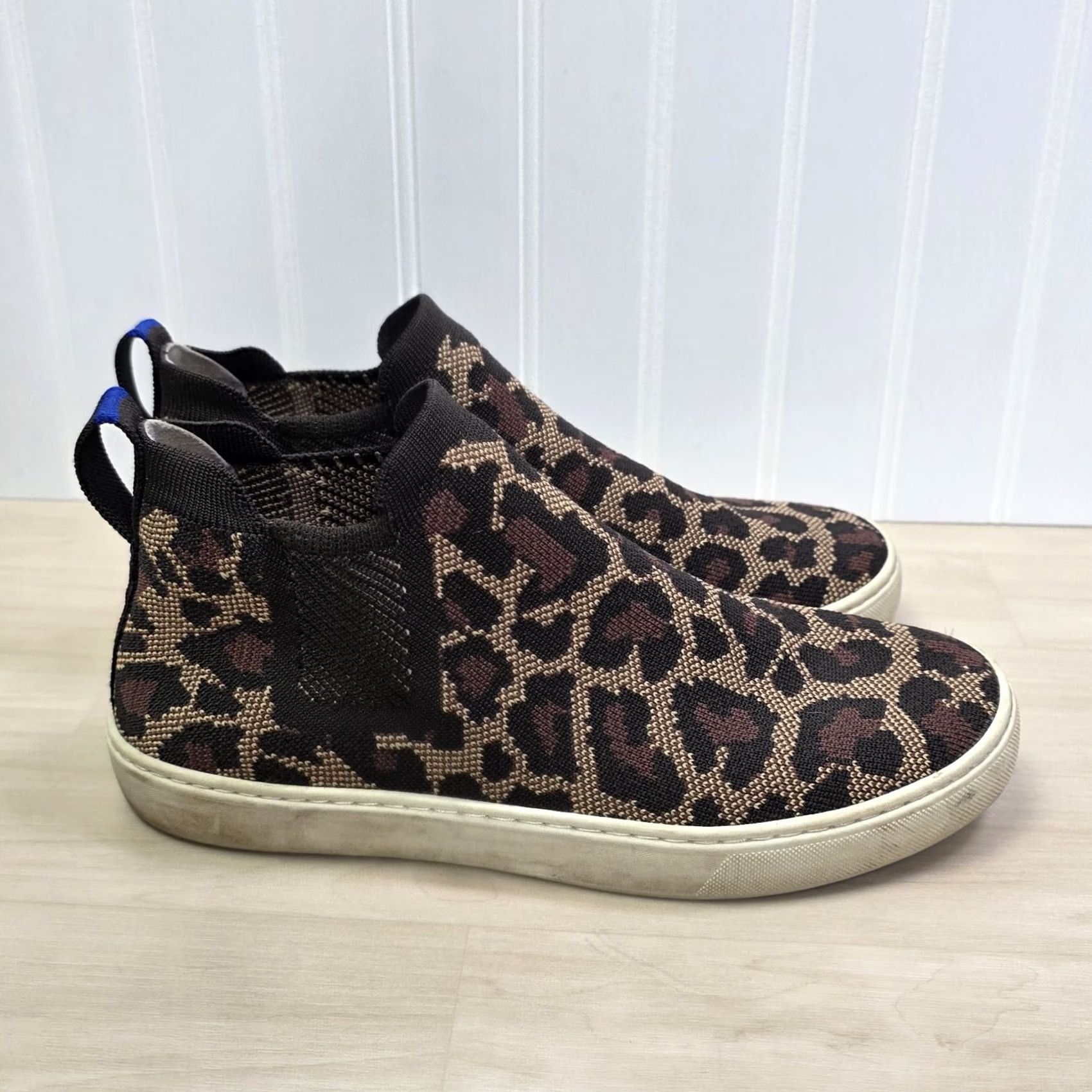 Vintage Rothy’s Chelsea Boots Wildcat Knit Leopard Print Brown Cheetah Size 9 Chelsea Boots Womens Black? Wait—no extra info. Sorry. Size US 9 / IT 39 - 2 Thumbnail