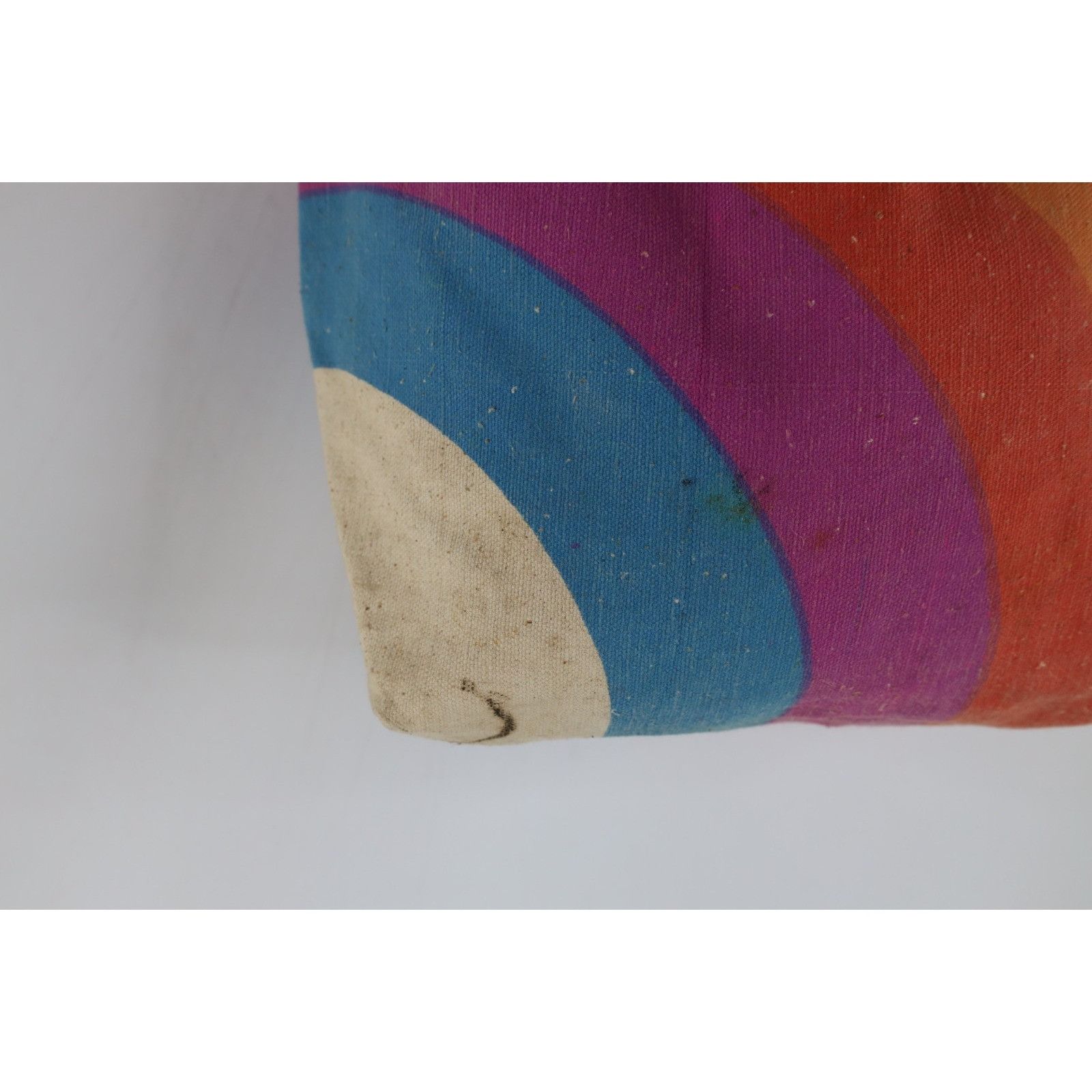 Vintage Vintage 70s Streetwear Boho Chic Rainbow Canvas Tote Bag Size ONE SIZE - 10 Thumbnail
