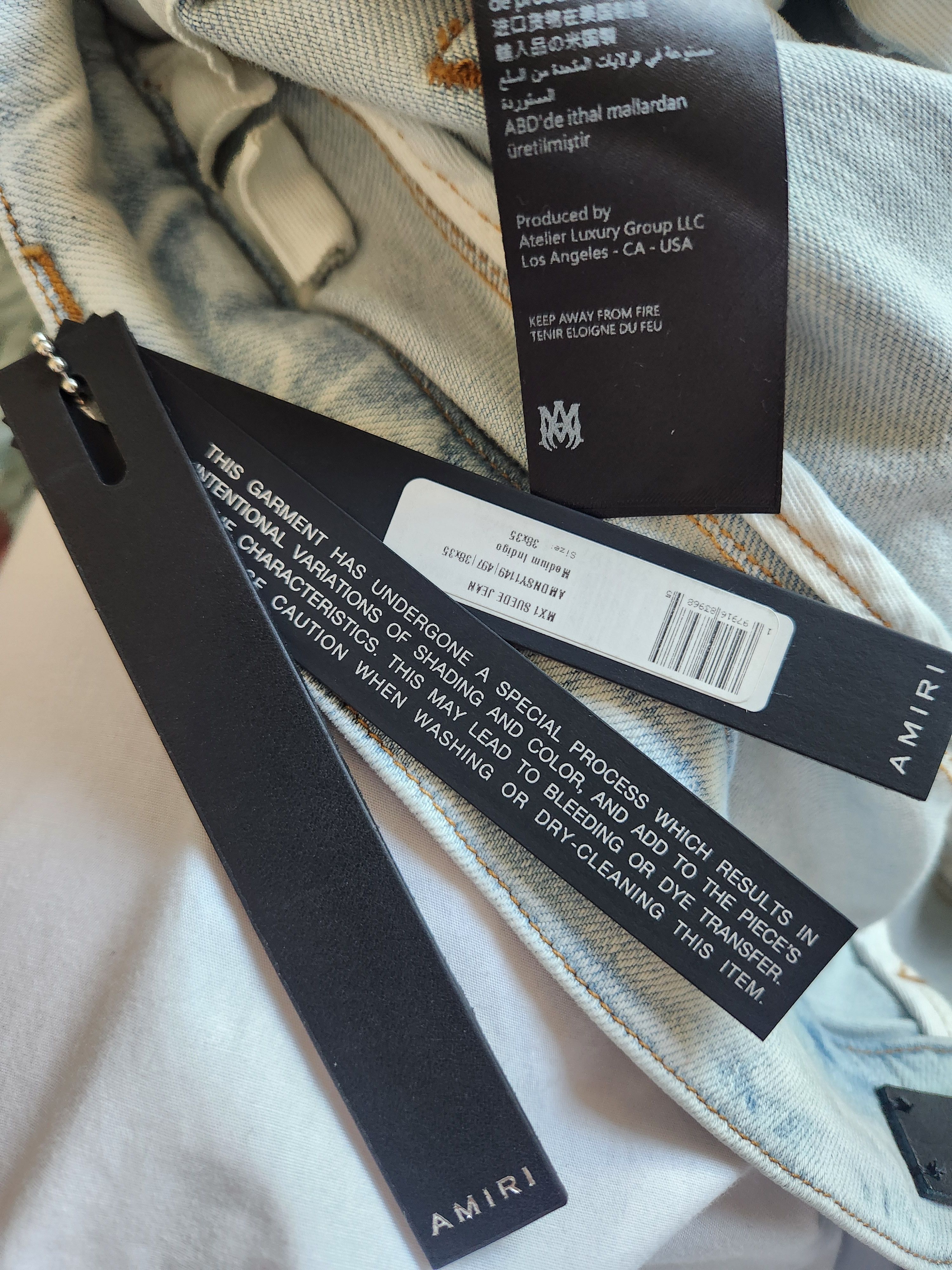 Amiri MX1 Suede Jeans Size US 38 / EU 54 - 9 Thumbnail