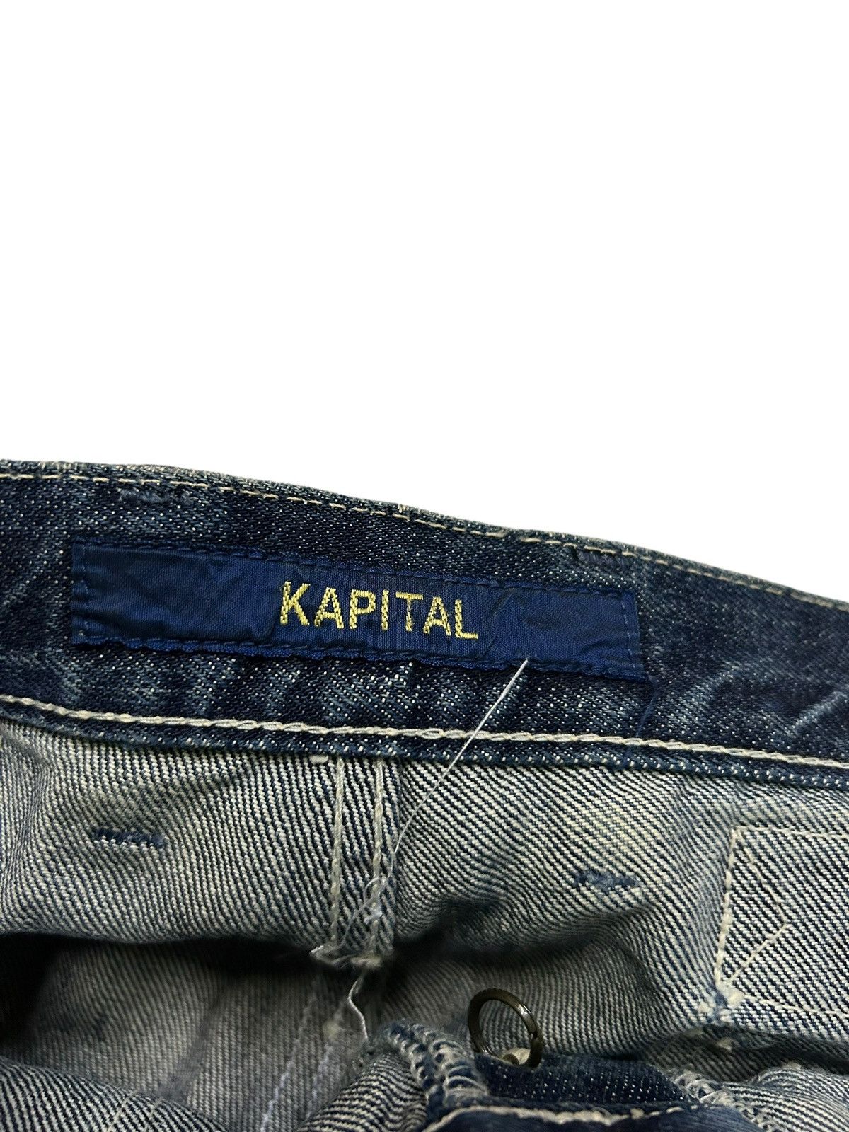 Kapital × Kapital Kountry KAPITAL FLARE SELVEDGE BUCKLE BACK DISTRESSED DENIM ☠️☠️🎌 Size US 31 - 5 Thumbnail