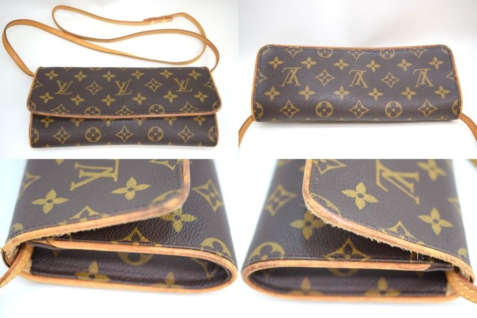 Louis Vuitton LV Pochette Twin GM Crossbody Bag Monogram M51852 Size ONE SIZE - 5 Thumbnail