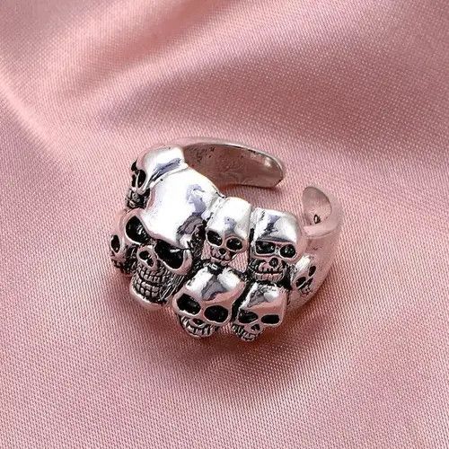Other Mini Skulls Adjustable Ring Size ONE SIZE - 4 Thumbnail