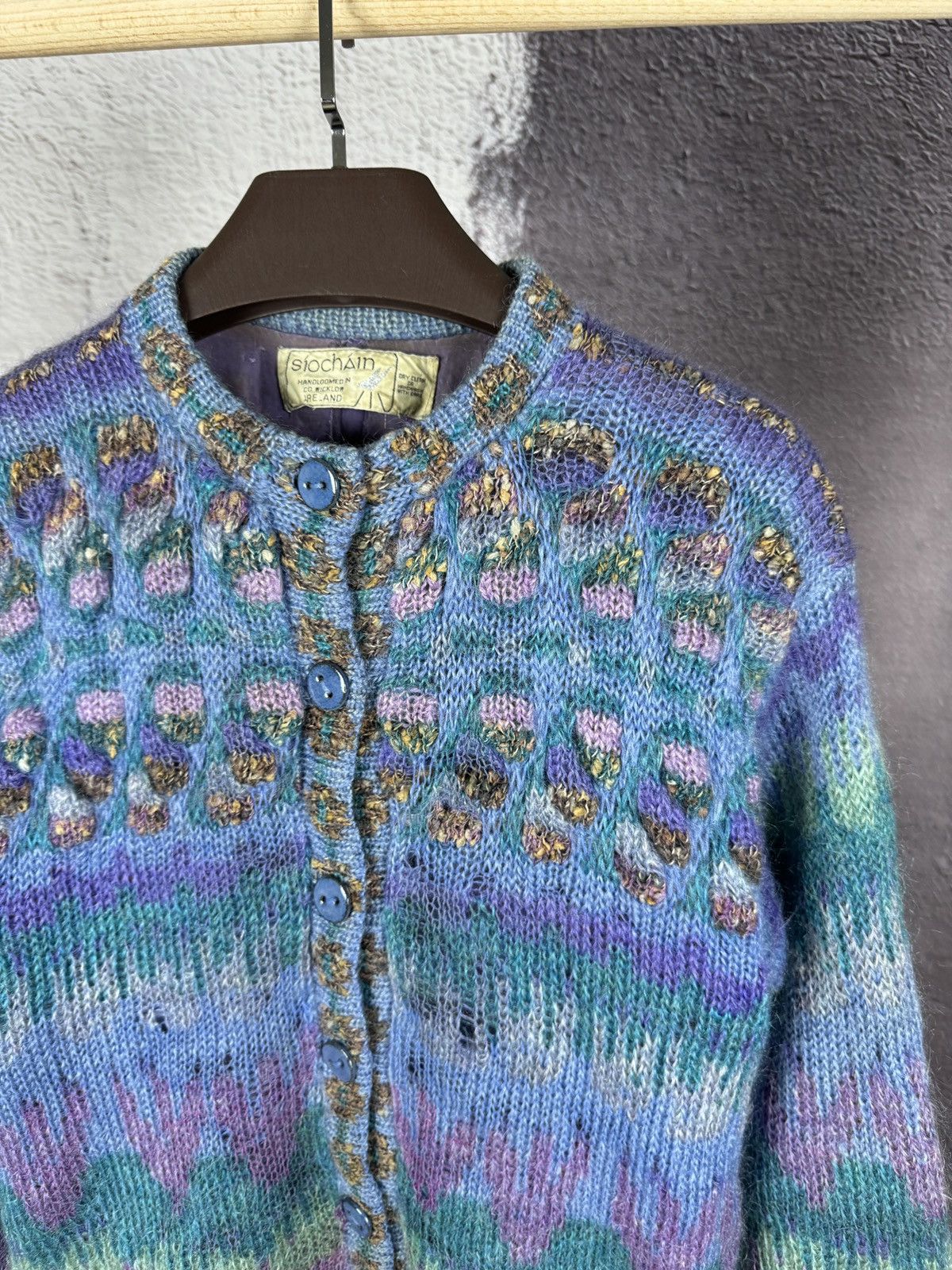 Handmade × Vintage Vintage SioChain Ireland Handloomed Sweater women’s Size M / US 6-8 / IT 42-44 - 7 Thumbnail