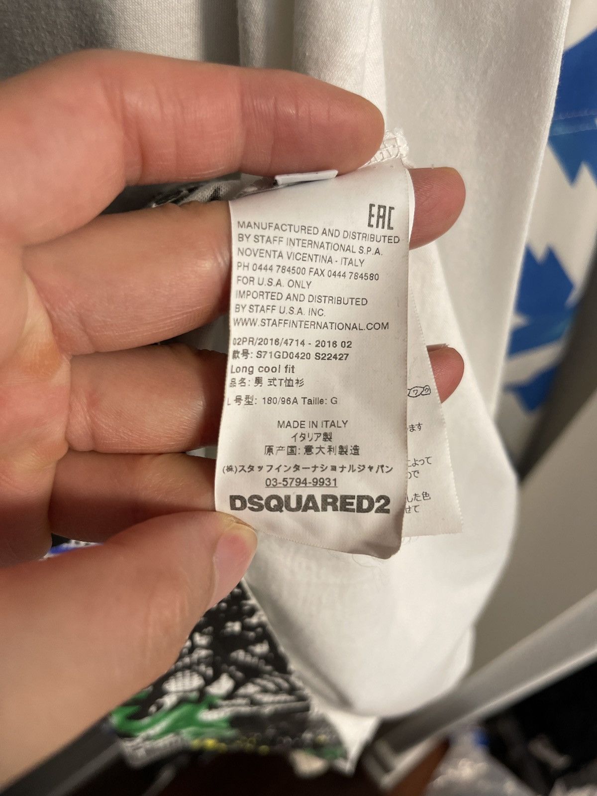 Dsquared2 DSQUARED2 Toxiccoma graphic Tee Size US L / EU 52-54 / 3 - 5 Thumbnail