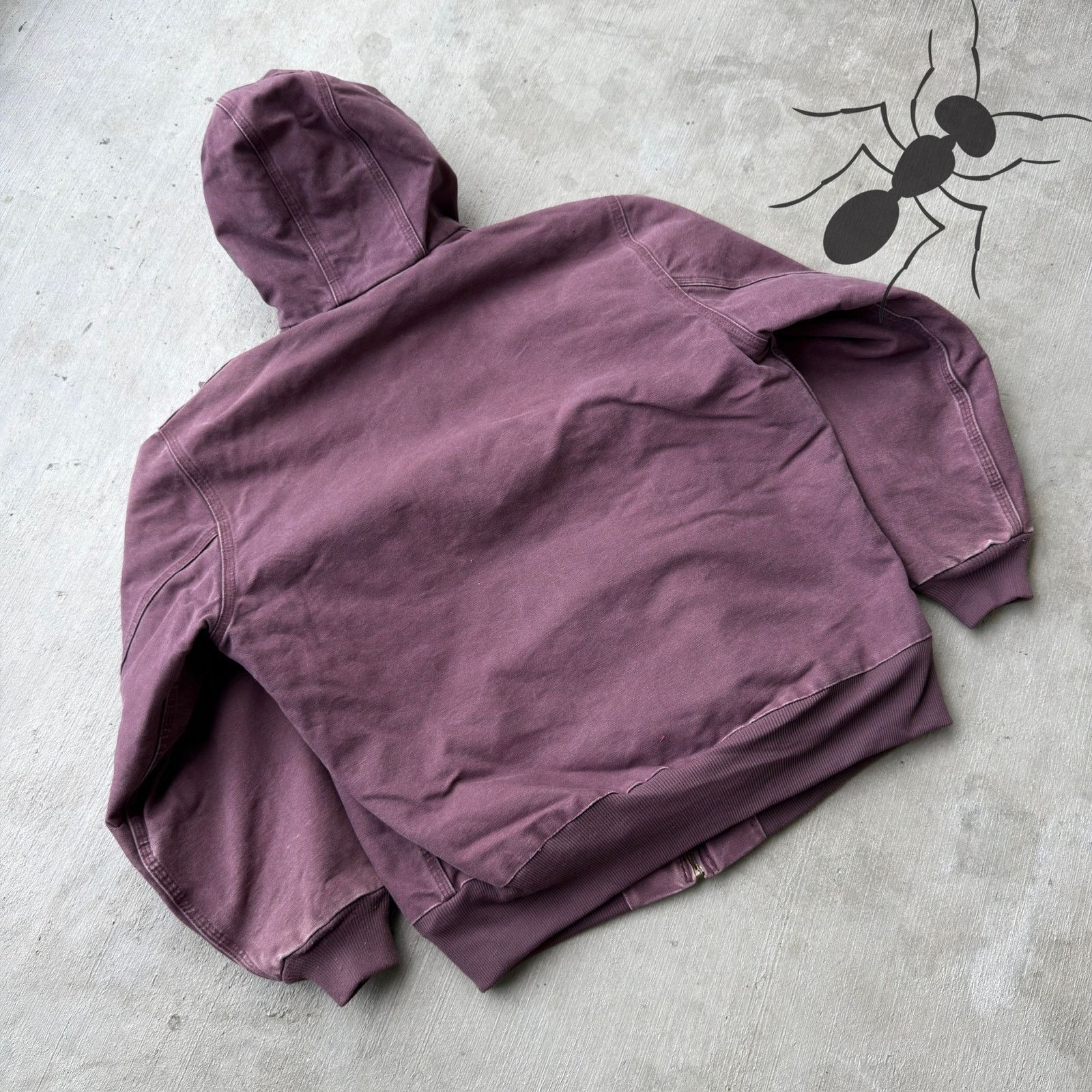 Carhartt × Vintage Carhartt WOMENS J130 DPM purple hooded work wear jacket Size US XL / EU 56 / 4 - 6 Thumbnail
