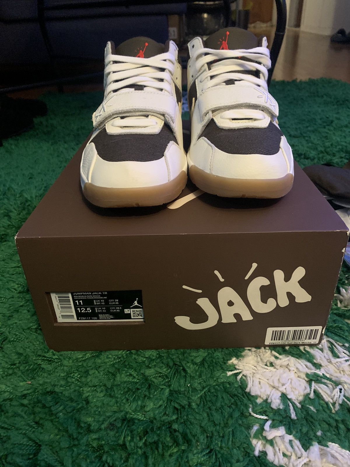 Jordan Brand × Nike × Travis Scott Travis Scott Jumpman Jack Sail Size US 11 / EU 44 - 2 Thumbnail