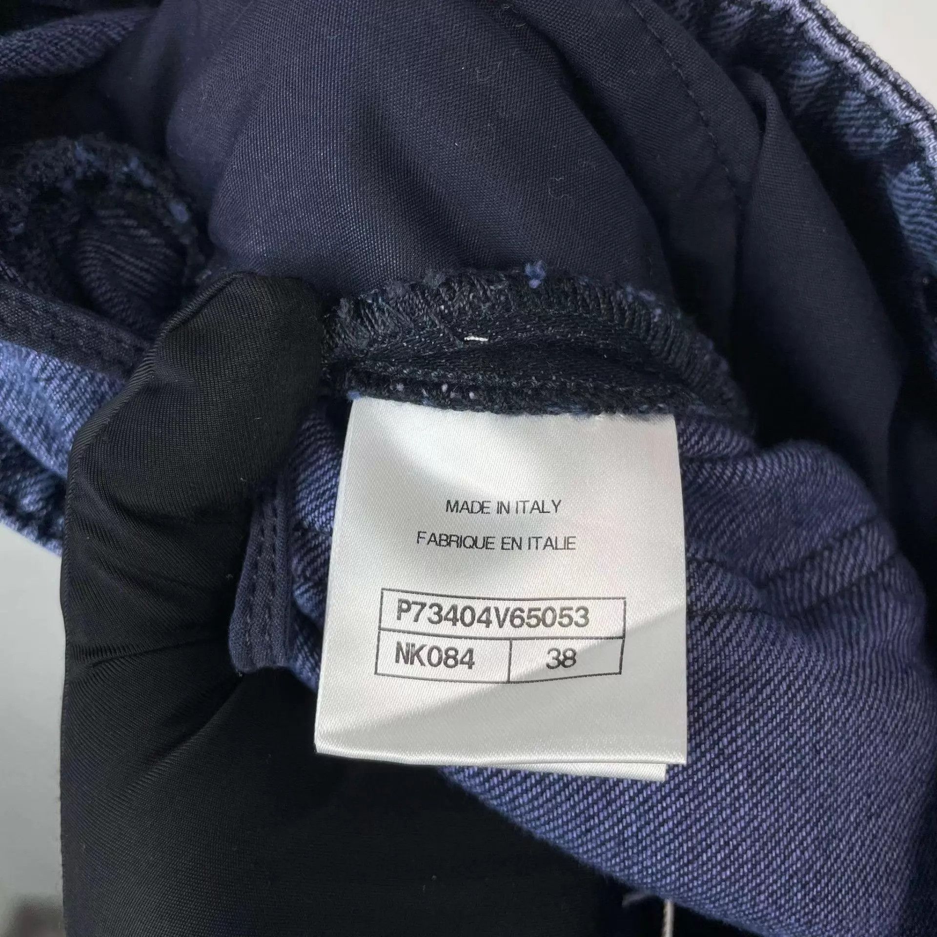 Chanel Chanel 22B Navy Black Colorblock Jeans 38 Size 27" / US 4 / IT 40 - 8 Thumbnail