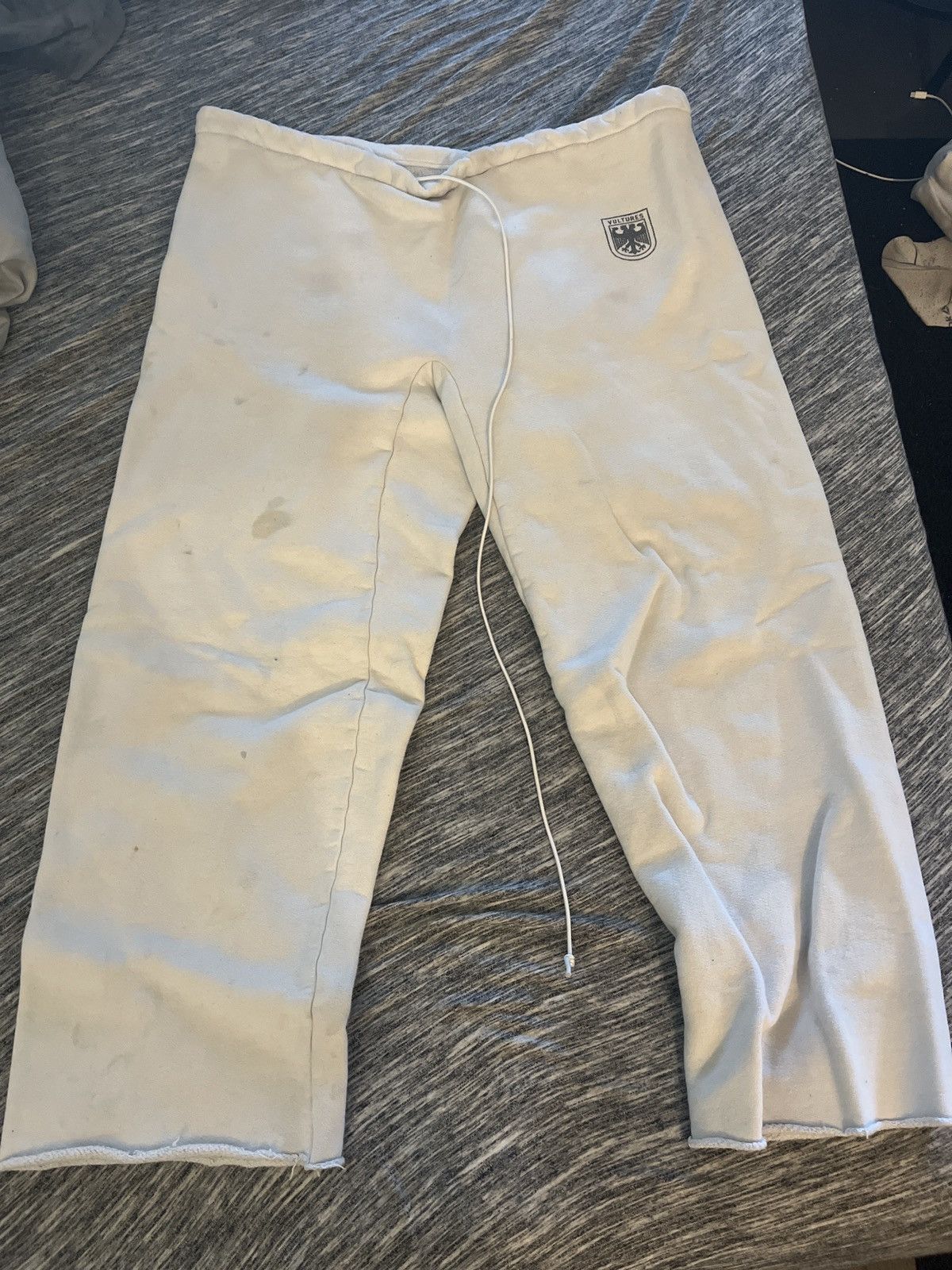 Yeezy Supply Vultures sweatpants White
