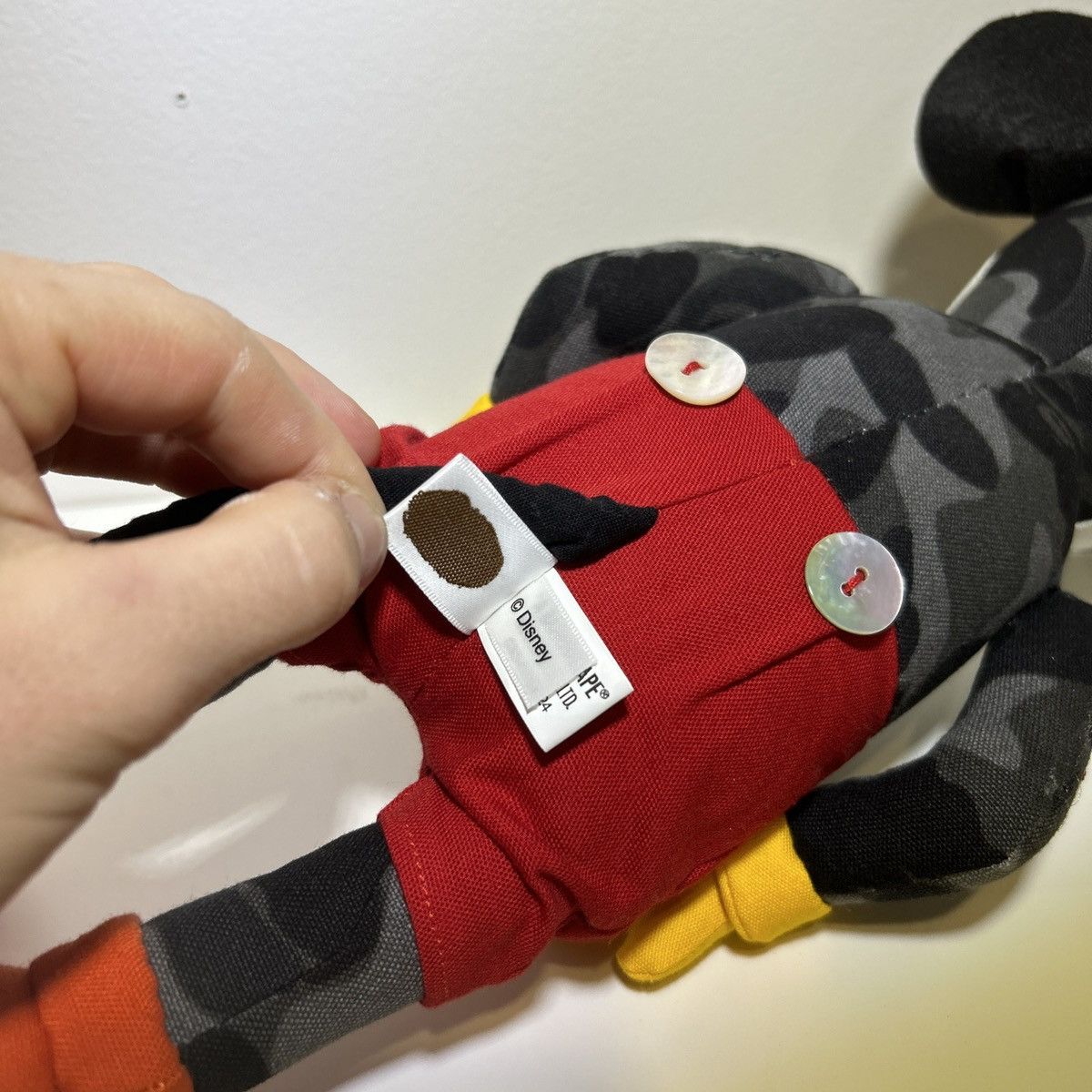 Bape 2008 BAPE X TOKYO DISNEY WORLD EXCLUSIVE MICKEY MOUSE PLUSH Size ONE SIZE - 11 Thumbnail
