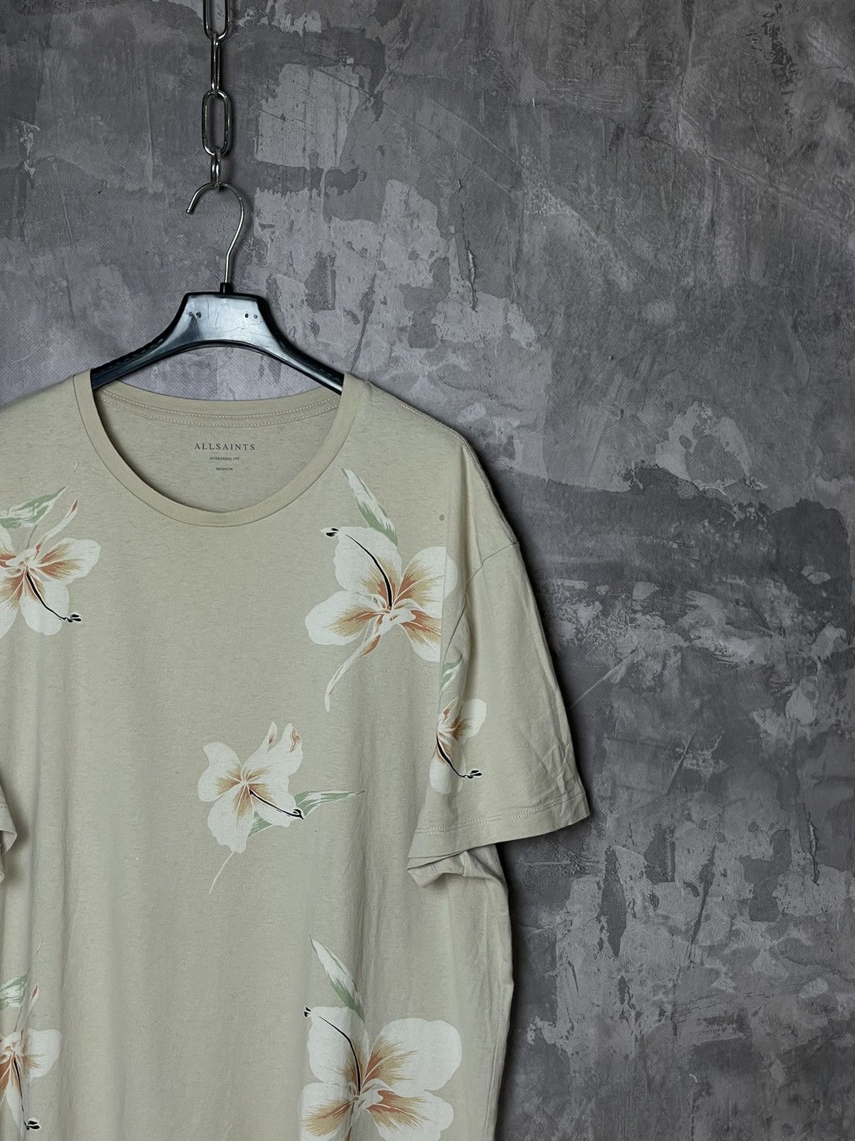 Allsaints Allsaints Hawaiian Y2K Style Flower Art T-Shirt Size US M / EU 48-50 / 2 - 4 Thumbnail