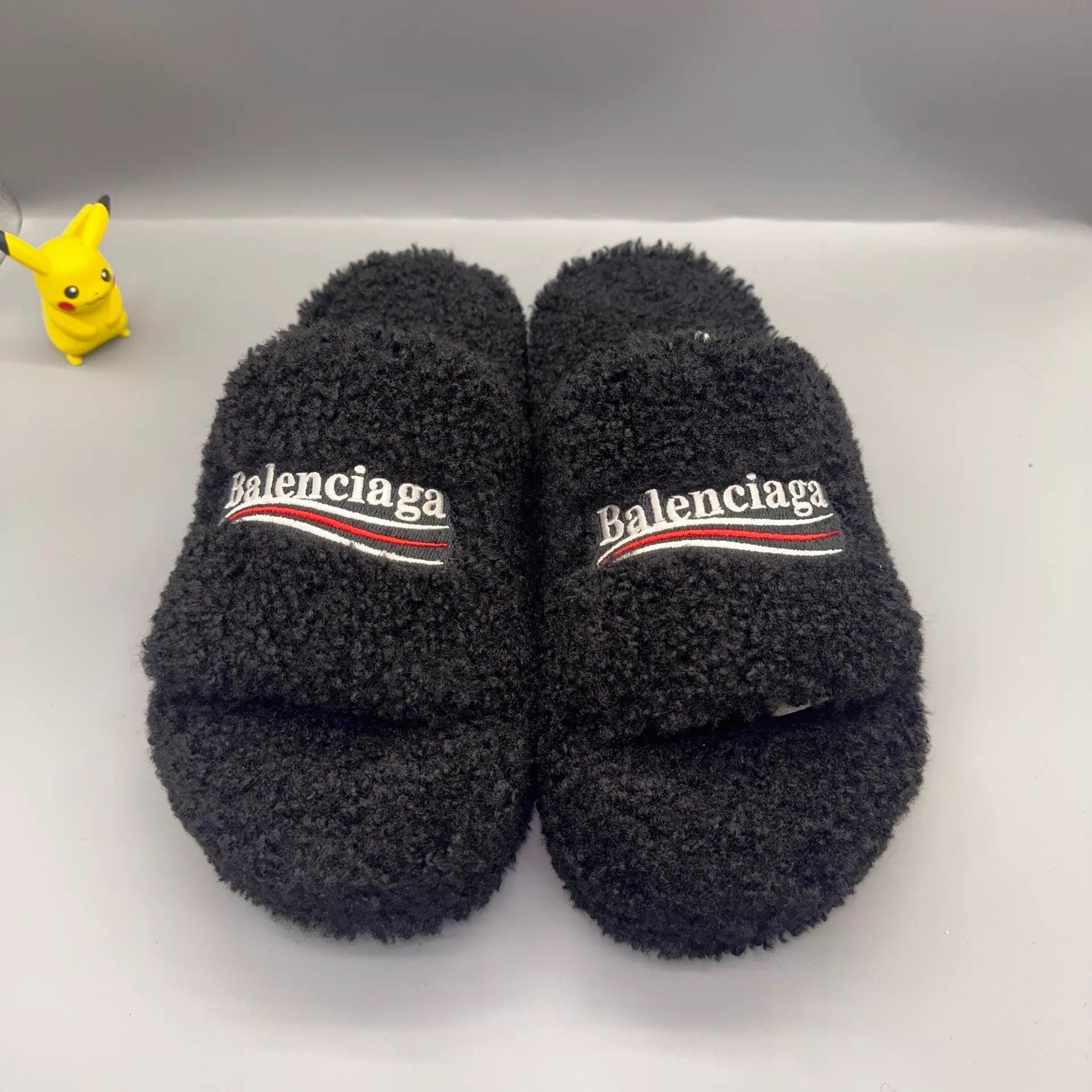 Balenciaga Balenciaga Furry Black 41 Shoes Size US 8 / EU 41 - 2 Thumbnail