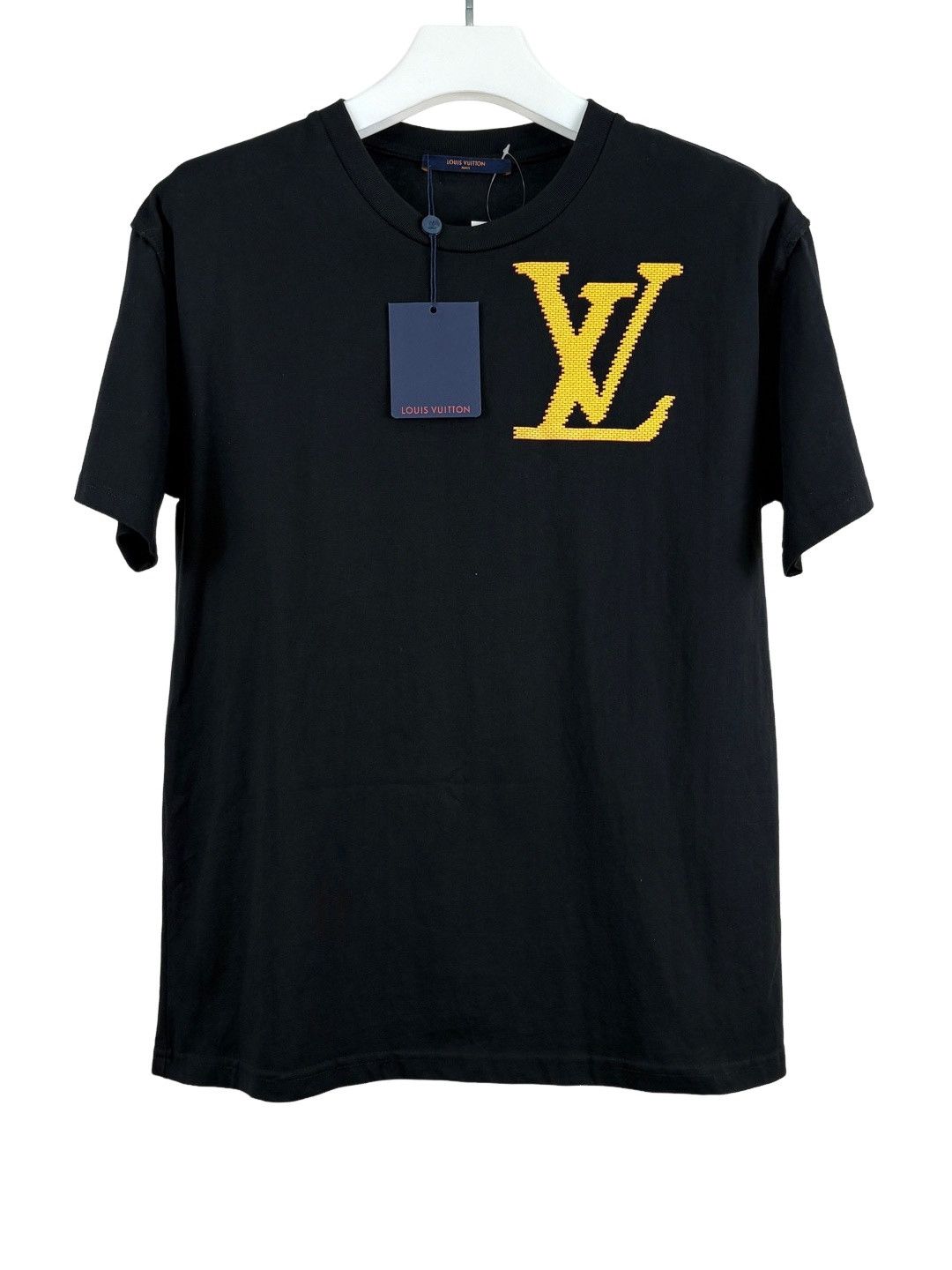 Louis Vuitton Louis Vuitton Black & Yellow Oz Brick Road Logo T