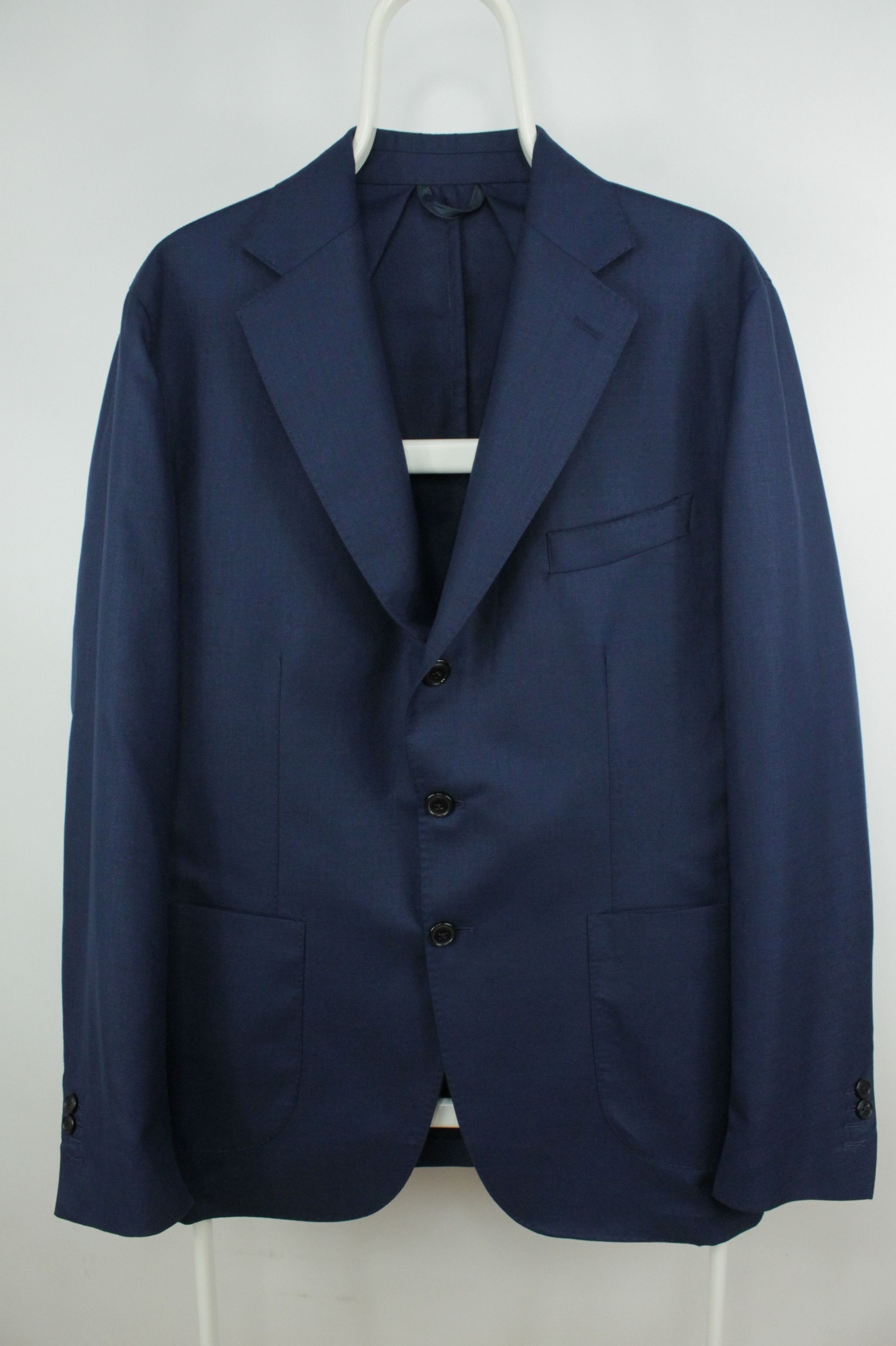 Designer Fusaro Antonio Napoli Wool Silk Sport Coat Blazer Jacket Size US XL / EU 56 / 4 - 1 Thumbnail