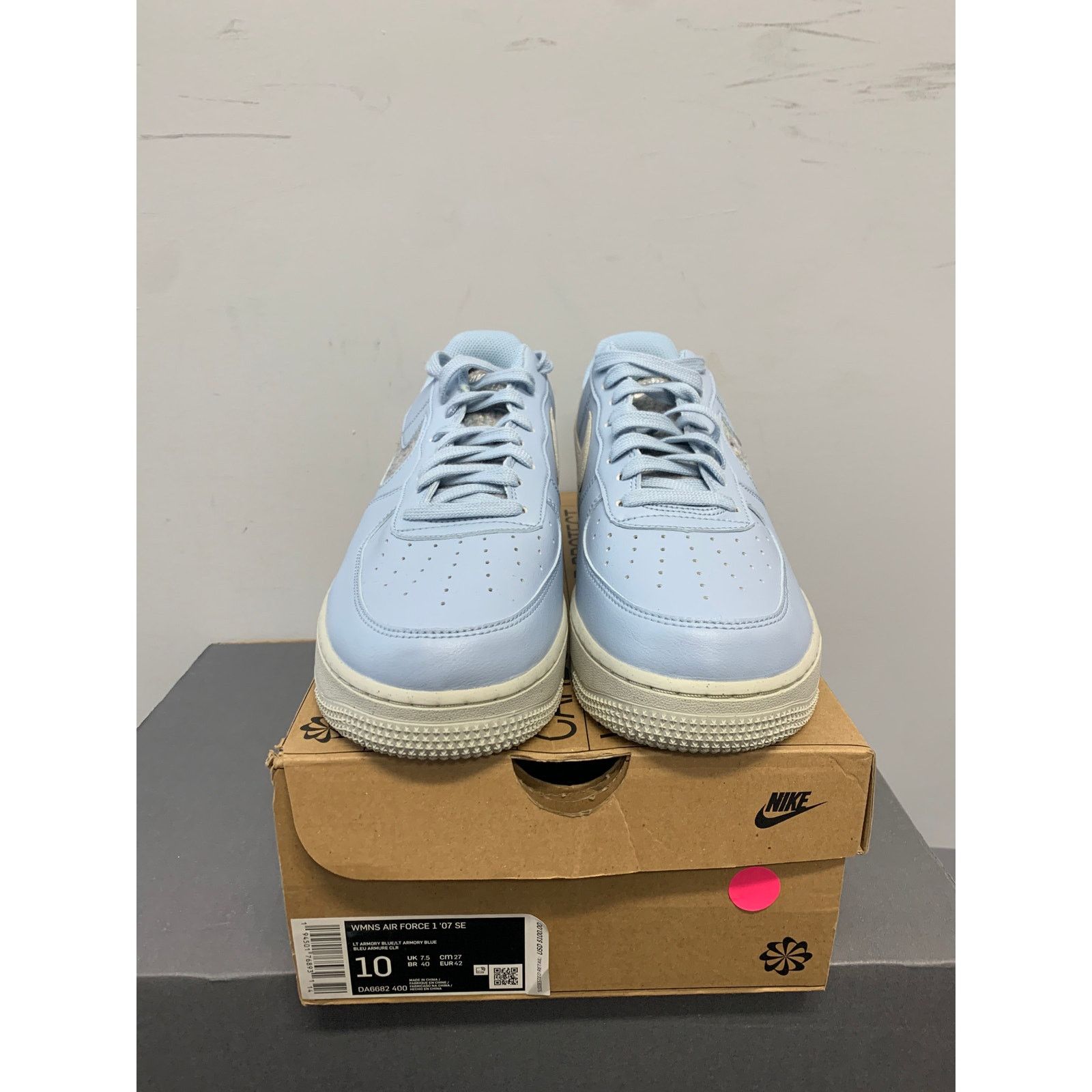 Nike Nike Air Force 1 Low '07 SE Light Armory Blue Women's 10 Size US 10 / IT 40 - 2 Thumbnail
