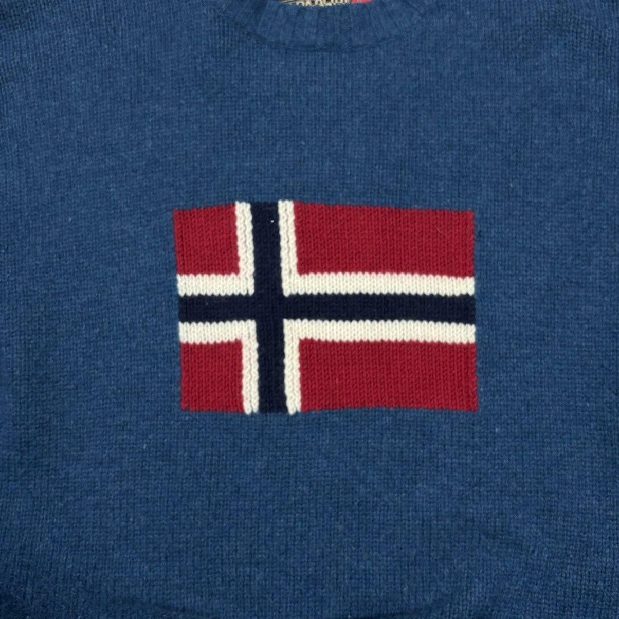 Napapijri Napapijri vintage wool sweater big logo xl Size US XL / EU 56 / 4 - 5 Thumbnail