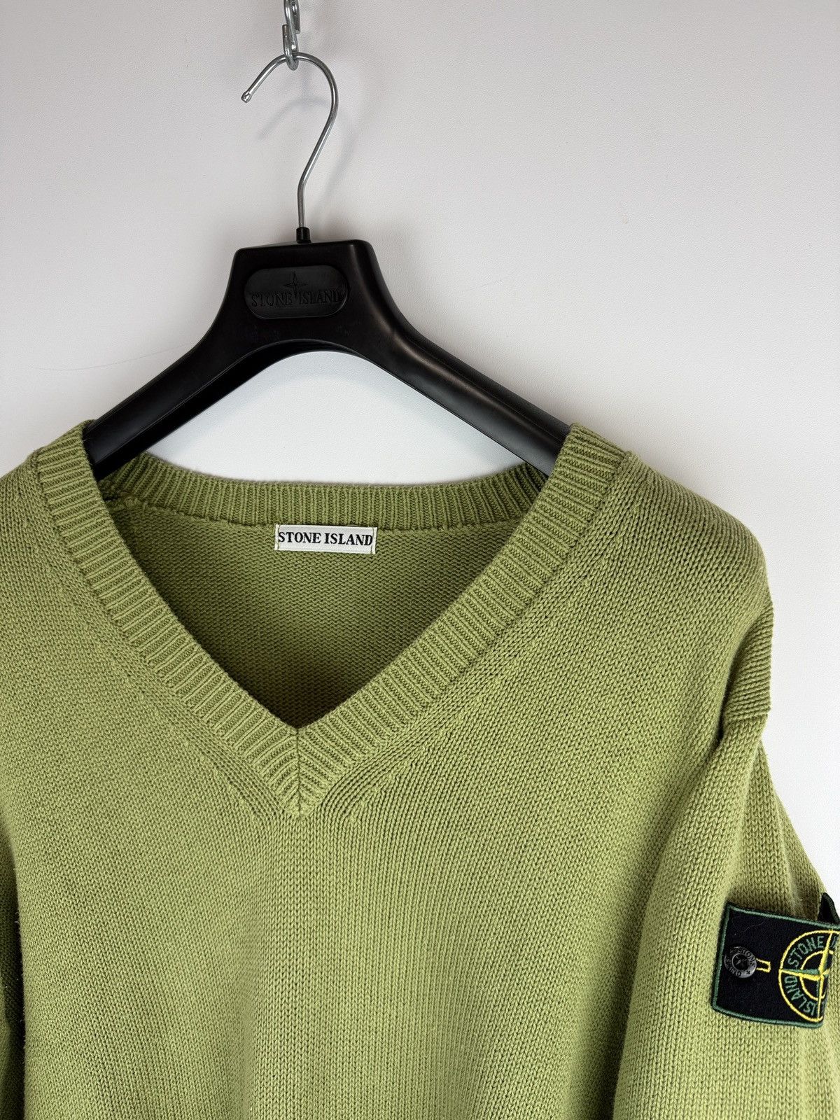 Stone Island Green Stone Island Vintage sweater with green edge badge Size US L / EU 52-54 / 3 - 2 Thumbnail