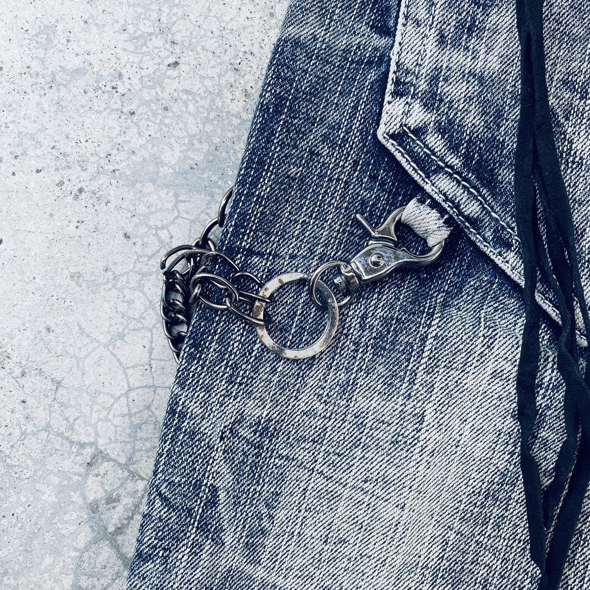 Japanese Brand Vintage Sorridere Flared Distressed Denim Pants Size US 34 / EU 50 - 7 Thumbnail