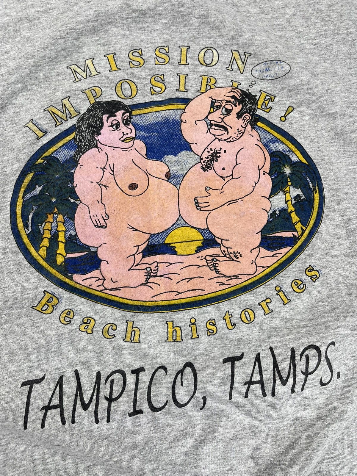 Vintage Vintage Mission Imposible Humor T-Shirt Size US M / EU 48-50 / 2 - 3 Thumbnail