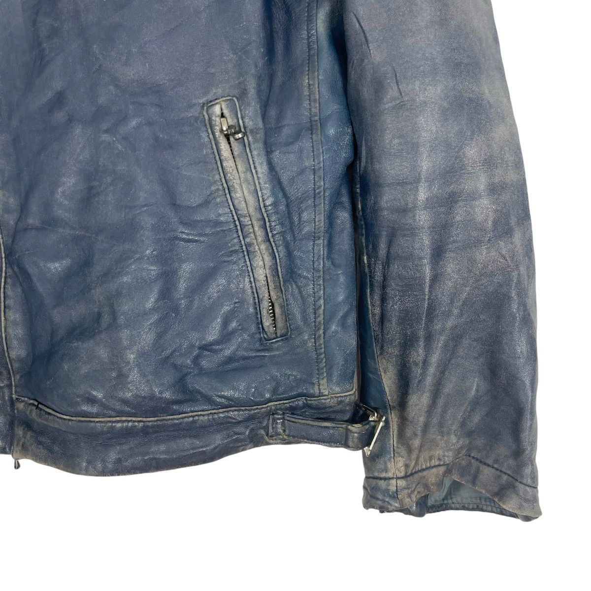 Katharine Hamnett London Vintage Katherine Hamnett London Leather Jacket Double Colar Size US S / EU 44-46 / 1 - 5 Thumbnail