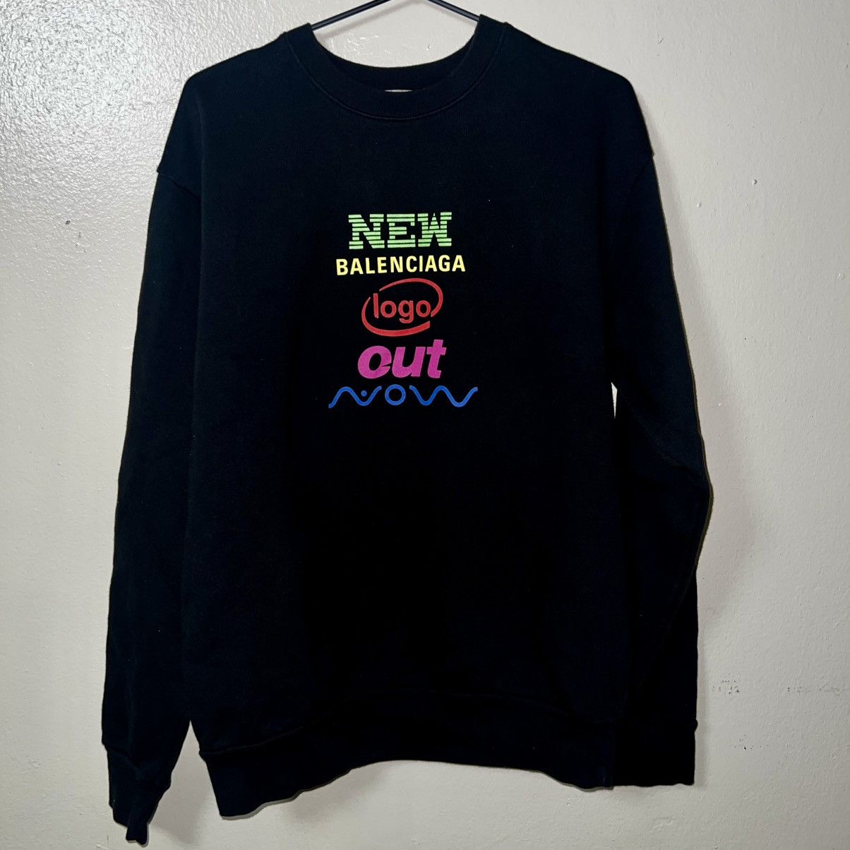 Balenciaga Balenciaga crewneck black Size US L / EU 52-54 / 3 - 1 Thumbnail