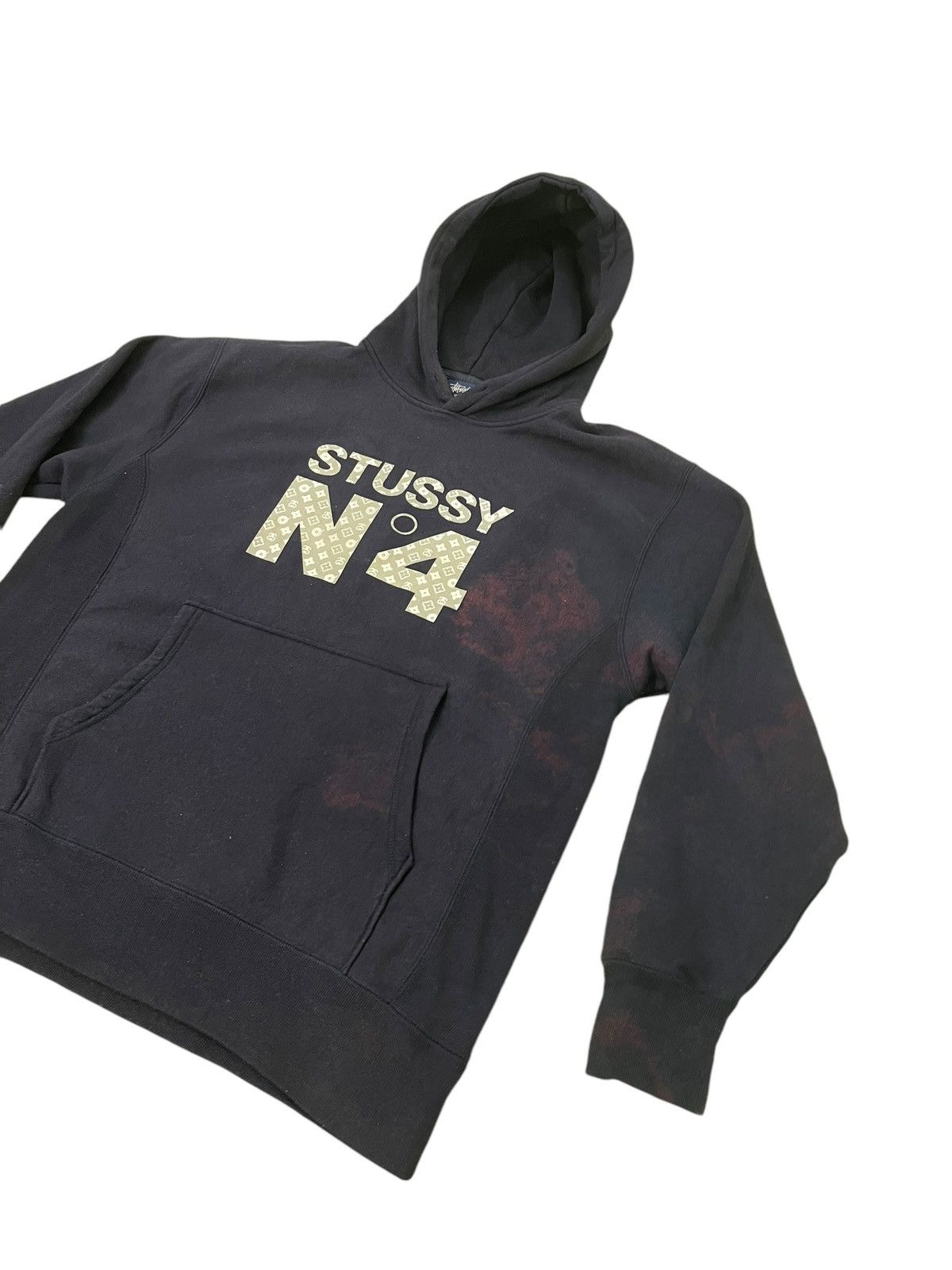 Stussy Y2K Stussy N4 LV Thrashed Sun Faded Hoodie 5🟩9 Size US L / EU 52-54 / 3 - 2 Thumbnail