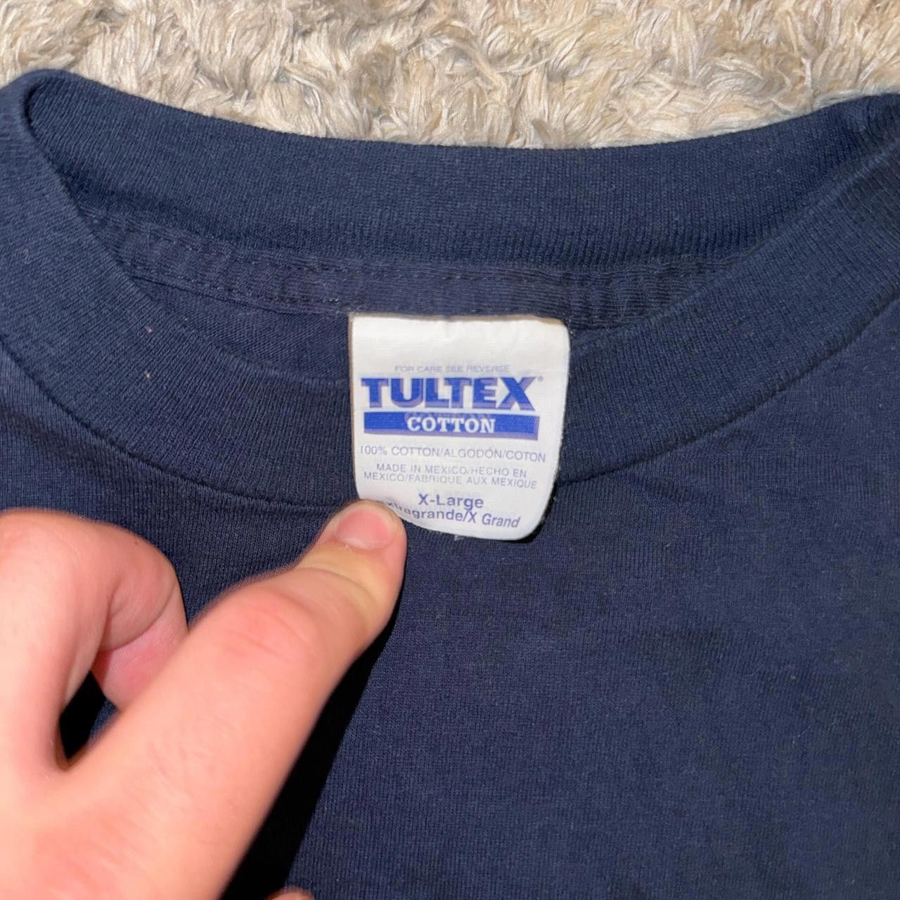 Tultex Tultex Men's Navy and Blue Tshirt Size US XL / EU 56 / 4 - 2 Thumbnail
