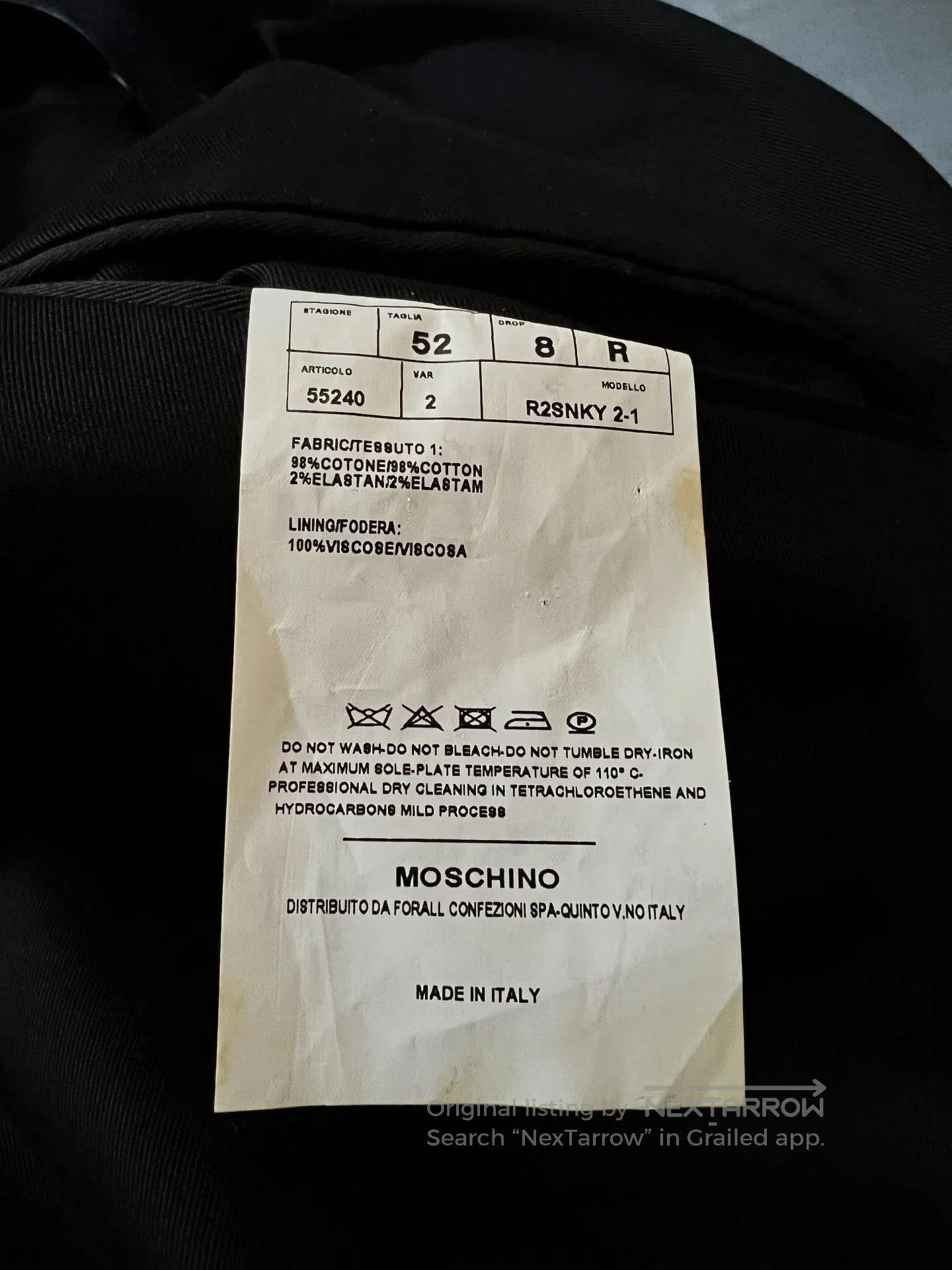 Moschino Moschino Runway Metal Chain Logo Blazer. Size US L / EU 52-54 / 3 - 8 Thumbnail
