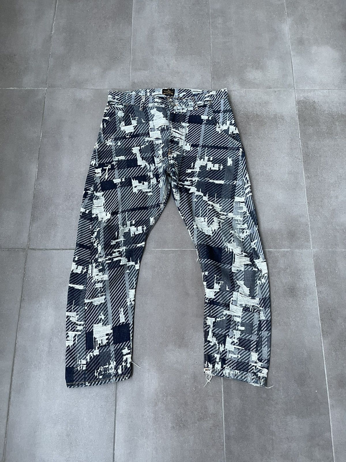 Vivienne Westwood Vivienne Westwood Patched Stitched Denim Riding Pants Size US 32 / EU 48 - 3 Thumbnail