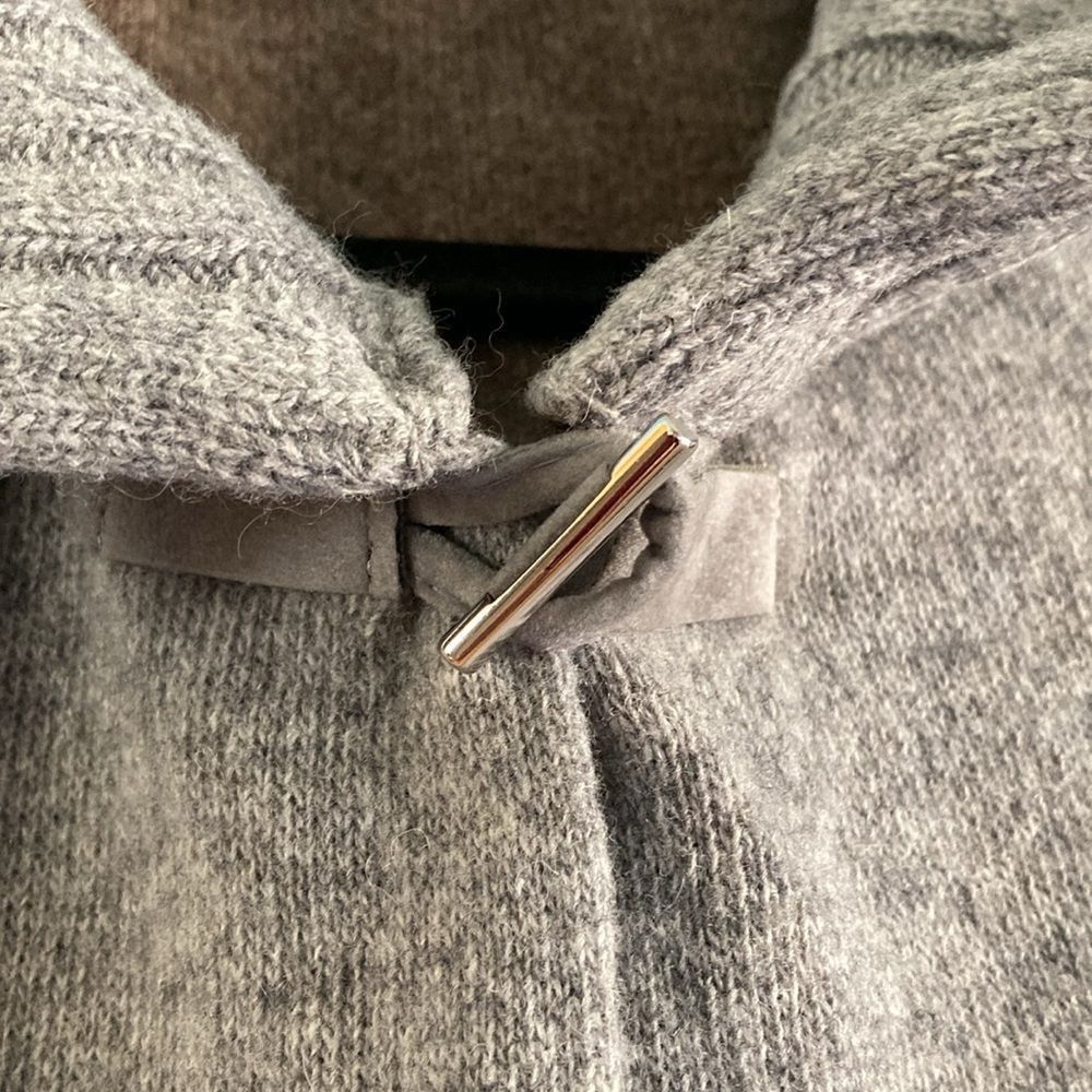 Other AIDA Womens Size M Gray Long Cardigan Sweater Wool Blend One Size M / US 6-8 / IT 42-44 - 7 Thumbnail