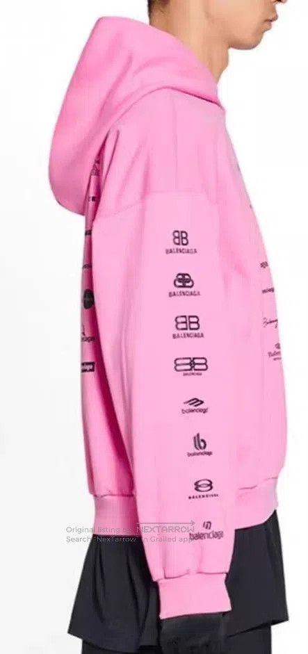 Balenciaga Balenciaga Logo Letter Print Hoodie Size US XS / EU 42 / 0 - 6 Thumbnail