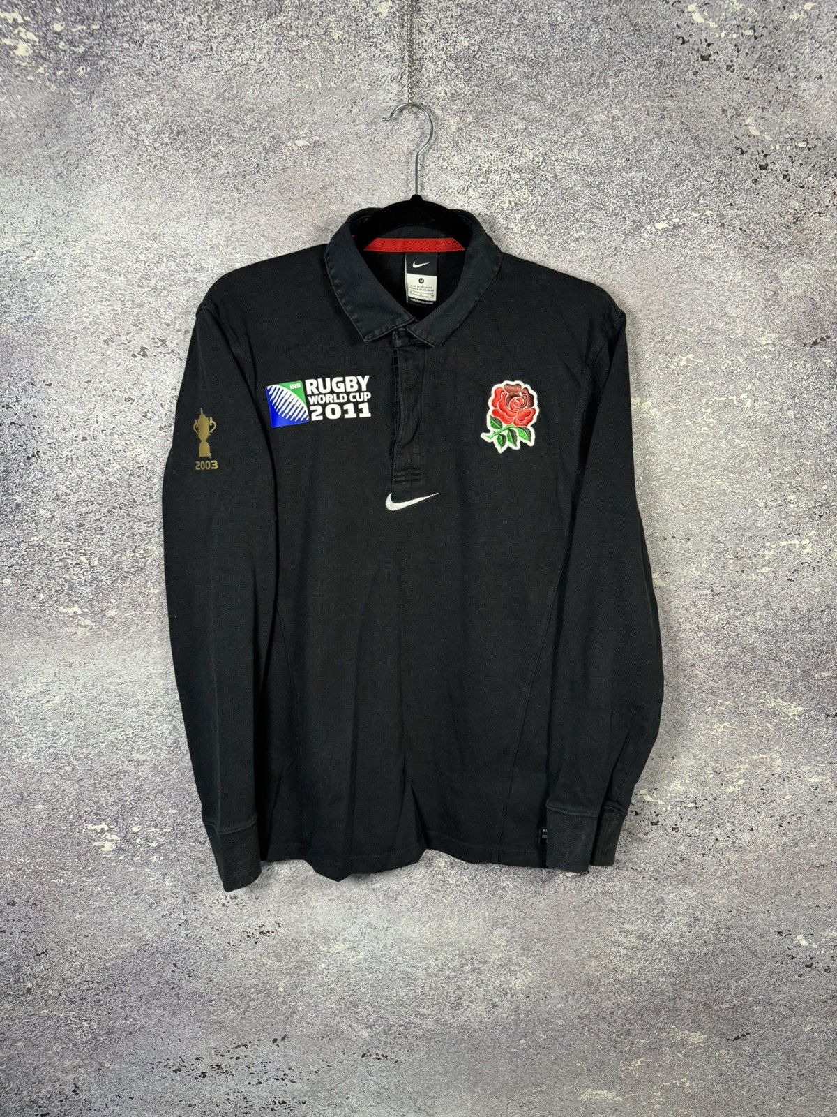 Nike England Nike Rugby World Cup 2011 Jersey Men’s Black Small Size US S / EU 44-46 / 1 - 1 Thumbnail