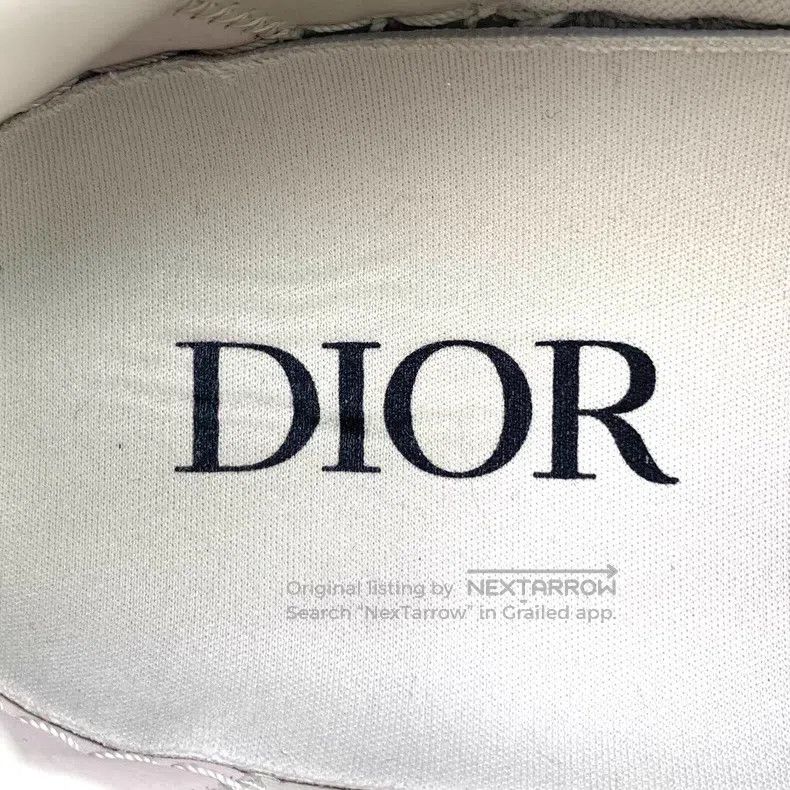Dior Dior B33 beige logo printed round-toe cowhide lace-laced c Size US 7.5 / IT 37.5 - 7 Thumbnail