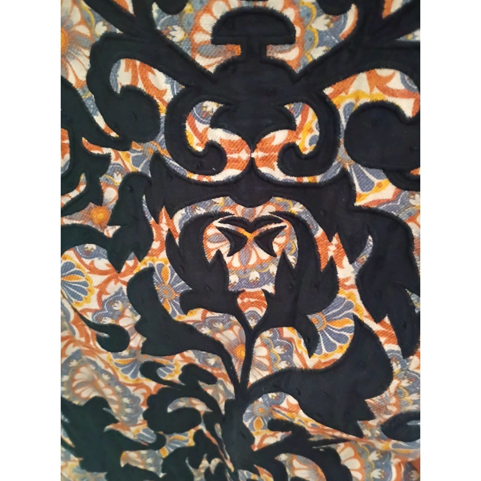 Anthropologie ANTHROPOLOGIE Vanessa Virginia Embroidered Tribal Floral Shift Dress Green Size 4 Size S / US 4 / IT 40 - 3 Thumbnail
