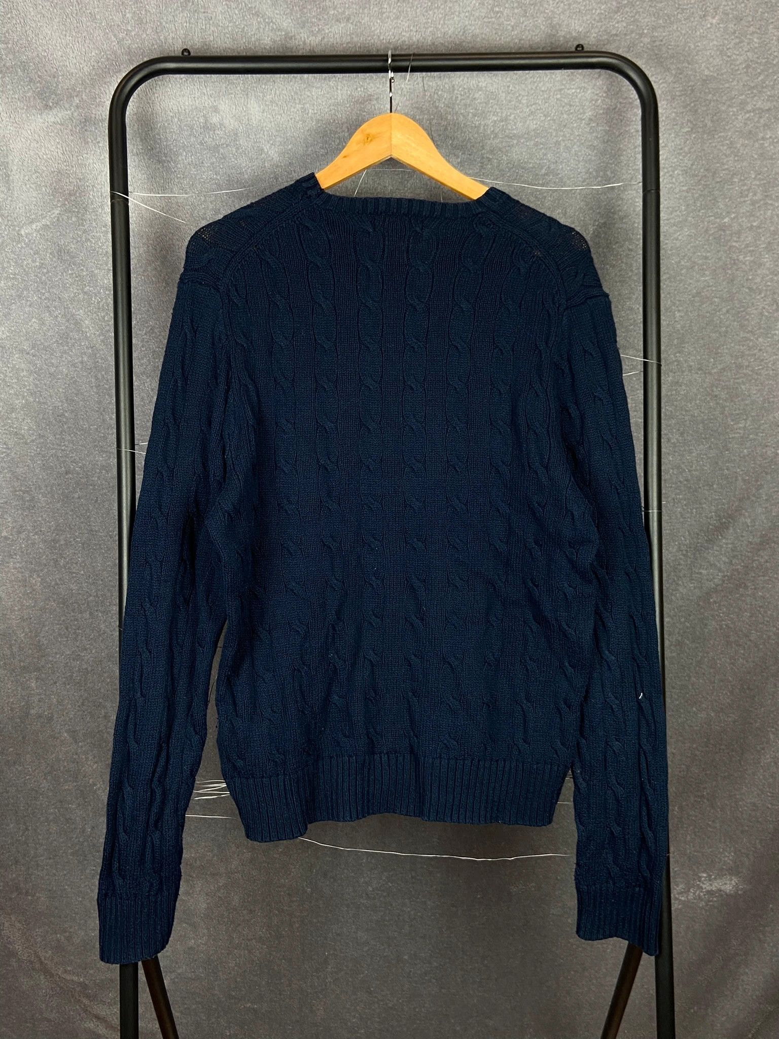 Ralph Lauren Sweater Ralph Lauren navy cable knit classic Size US M / EU 48-50 / 2 - 5 Thumbnail