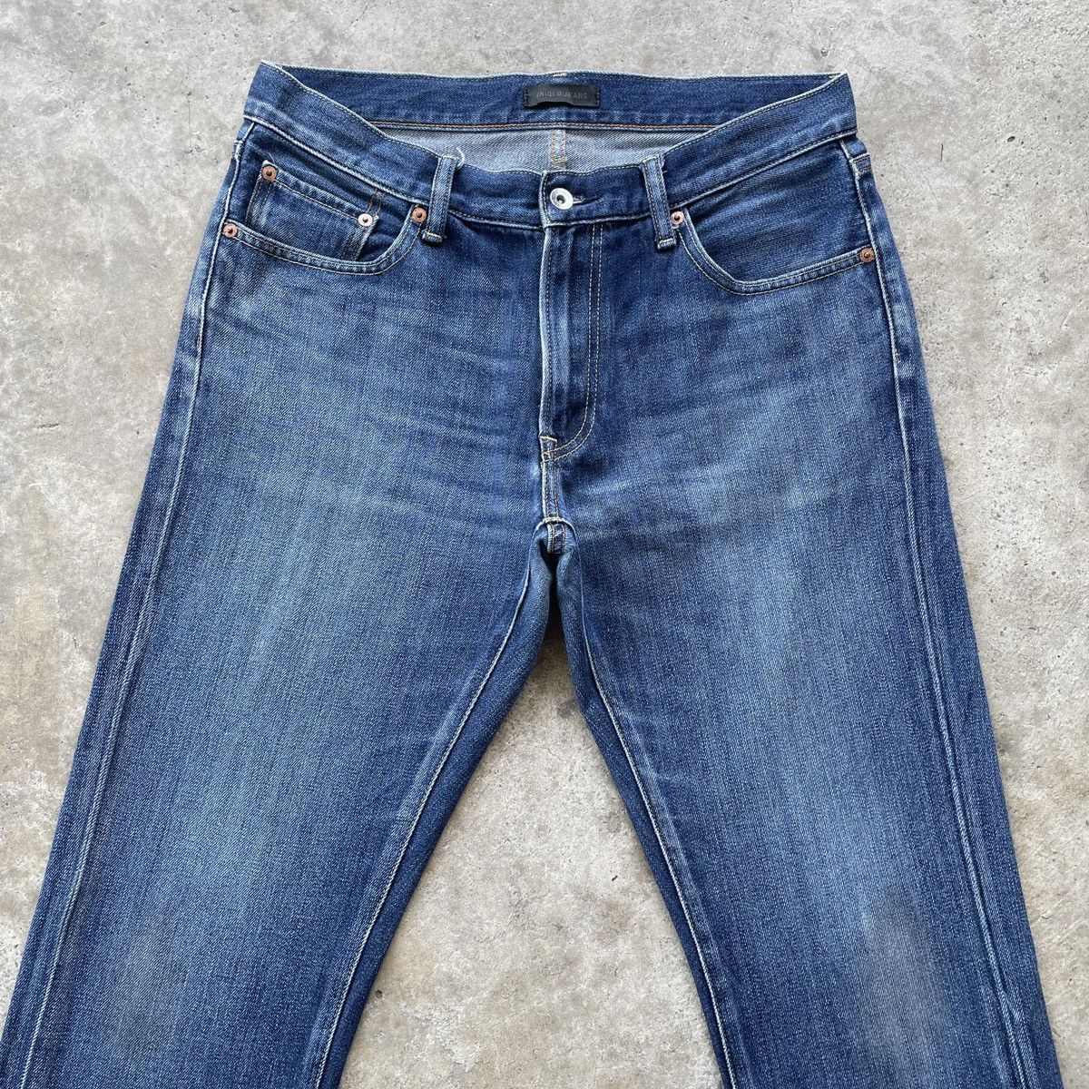 Japanese Brand × Jean W32x28.5💥 Vintage Japanese Brand Faded Denim Jeans Pants Size US 32 / EU 48 - 3 Thumbnail