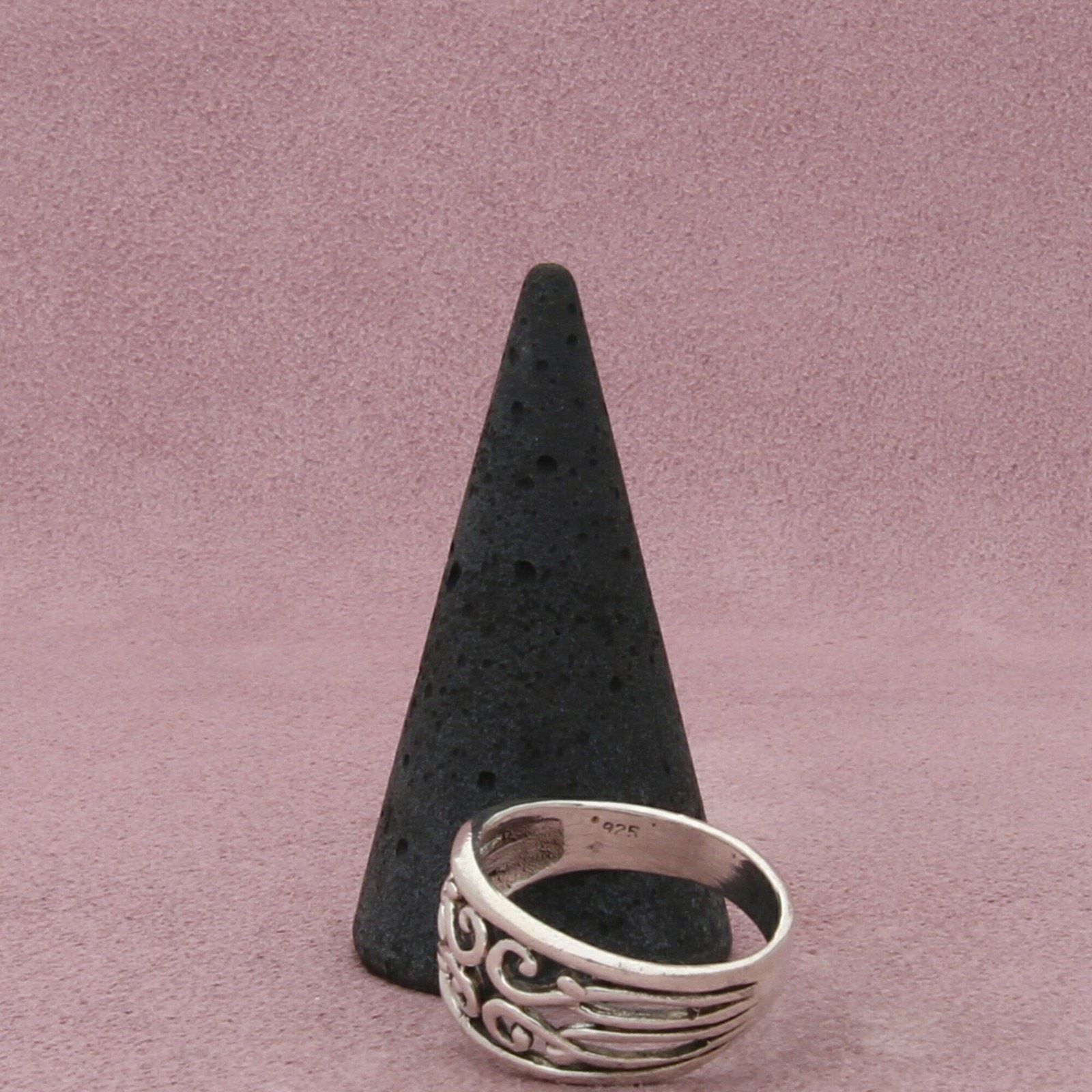 Sterling Silver sterling silver scroll band ring size 9.5 Size ONE SIZE - 5 Thumbnail
