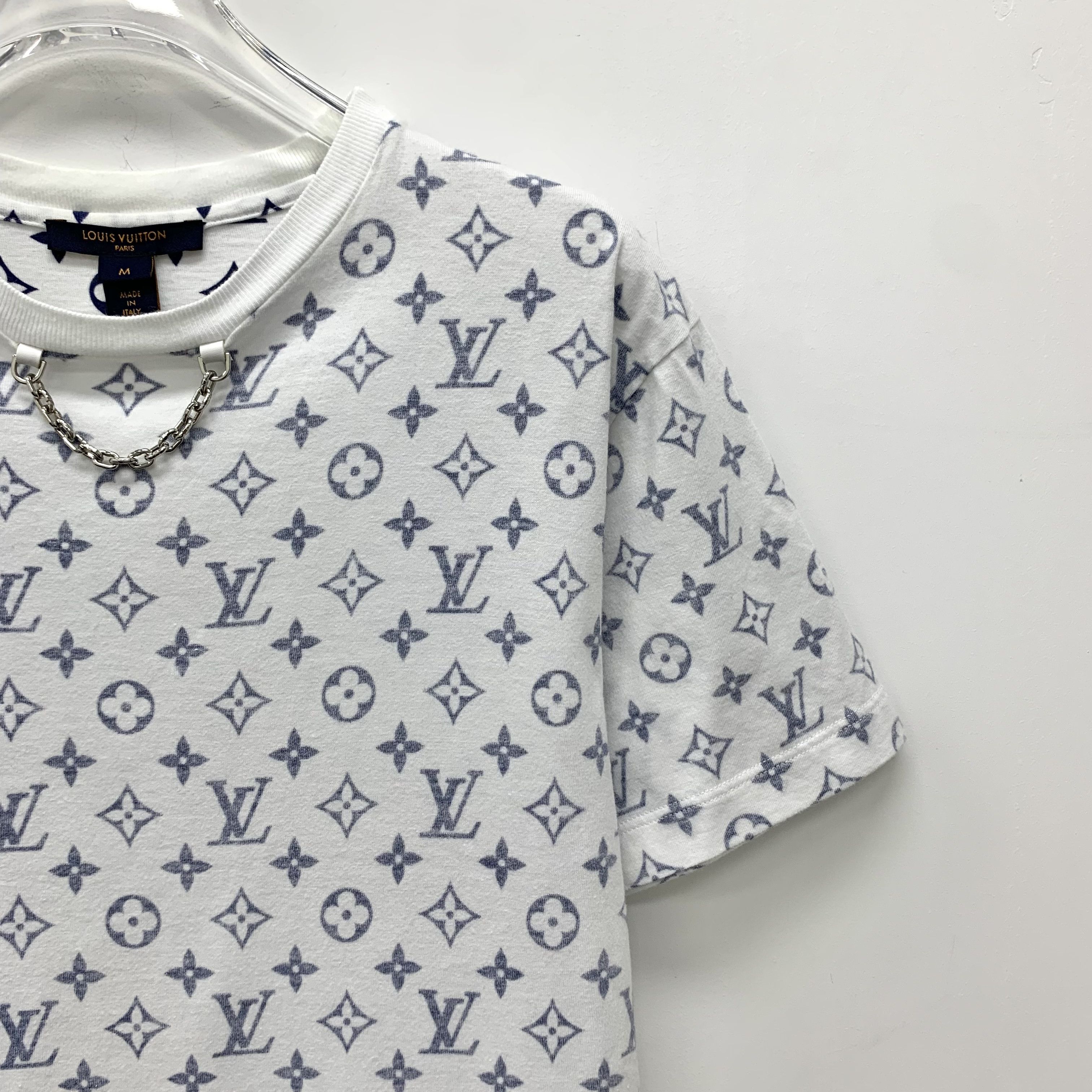 Louis Vuitton Louis Vuitton White Crew Neck T-Shirt (Size M) Size M / US 6-8 / IT 42-44 - 6 Thumbnail