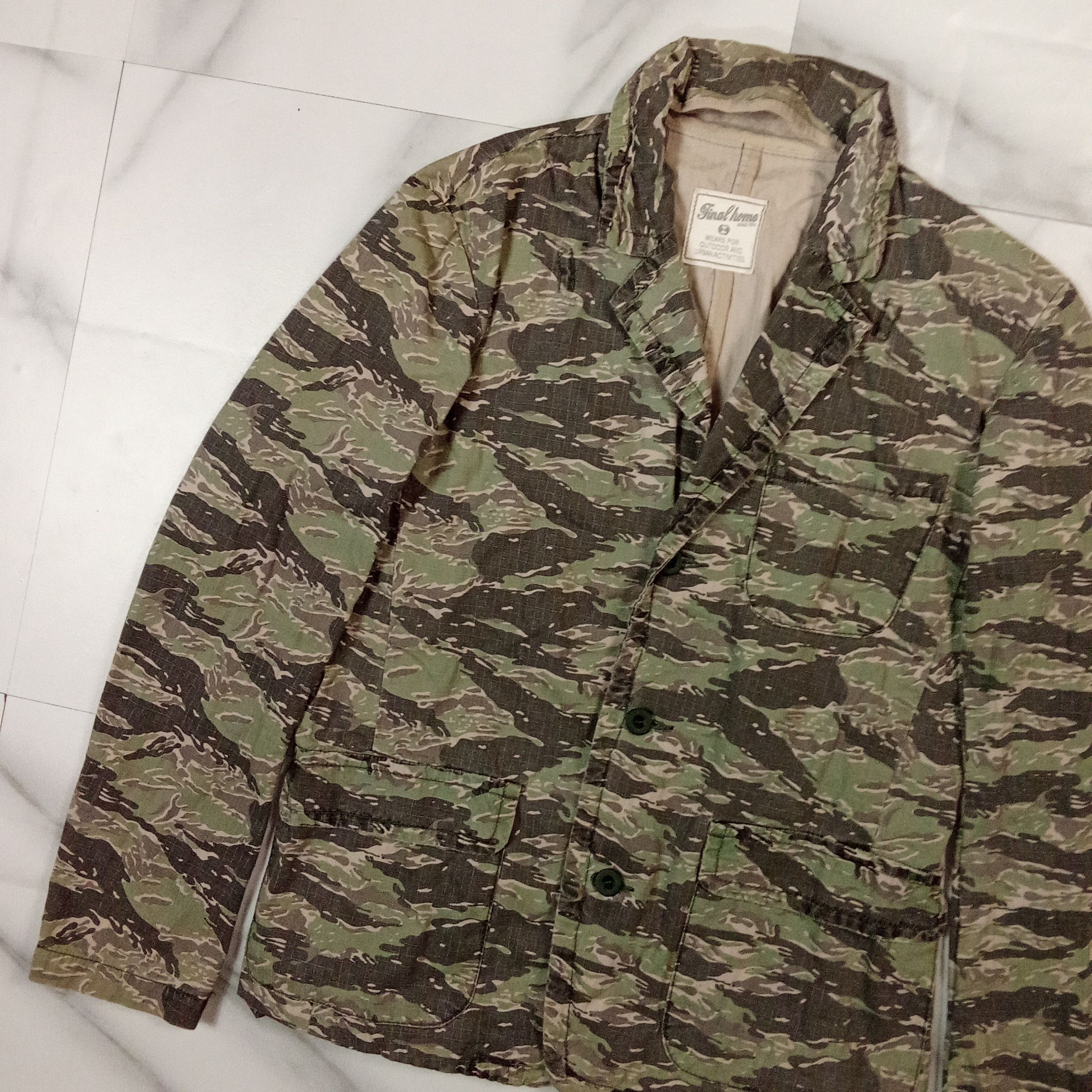 Final Home Final Home - Issey Miyake - Tiger Camo Jacket Size US S / EU 44-46 / 1 - 4 Thumbnail