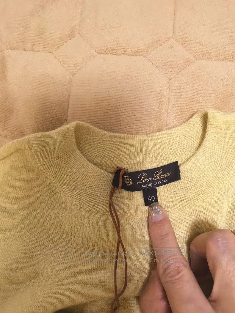 Loro Piana Loro Piana Lemon yellow three-quarter sleeve knitted top Size XS / US 0-2 / IT 36-38 - 4 Thumbnail