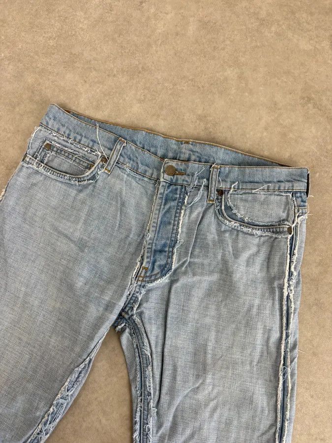 Maison Margiela FW2012 Maison Margiela H&M Light Blue Denim Inside-Out Jeans Size US 32 / EU 48 - 5 Thumbnail
