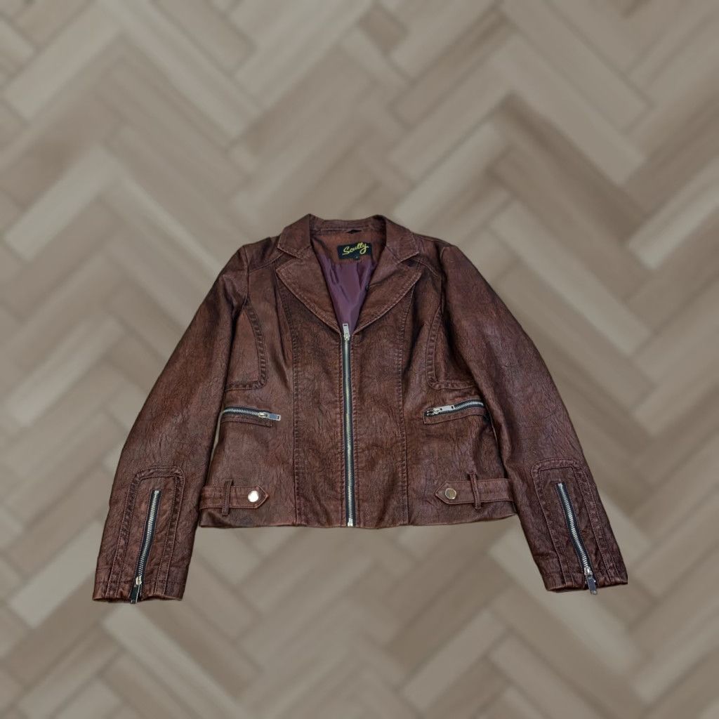 Scully Vintage Scully Western Jacket Womens S Brown Pockets Zip Size S / US 4 / IT 40 - 1 Thumbnail