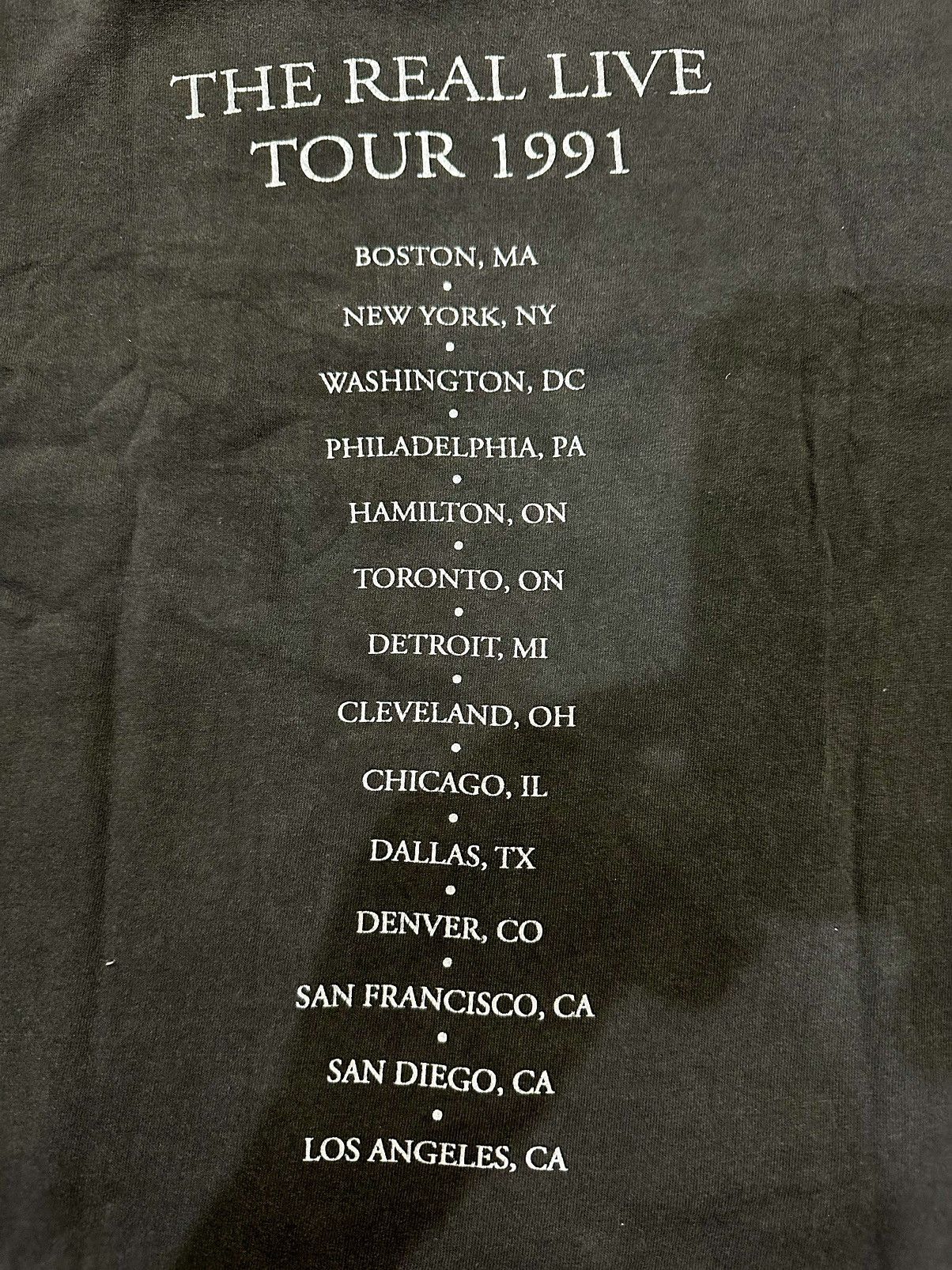 Brockum Vintage 1990’s Simple Minds The Real Life Tour 1991 T-Shirt Size US XL / EU 56 / 4 - 5 Thumbnail