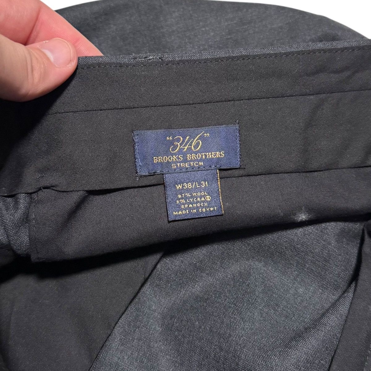 Brooks Brothers Brooks Brothers Stretch Gray Suit 42L Jacket 38x30.75 Pants Size 42L - 14 Thumbnail