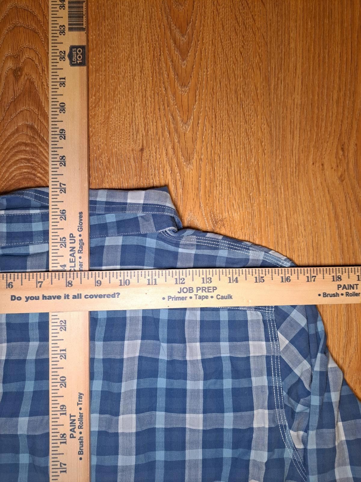 Polo Ralph Lauren Ralph Lauren Jeans Button Up Shirt Womens Large Blue Plaid Size L / US 10 / IT 46 - 7 Thumbnail