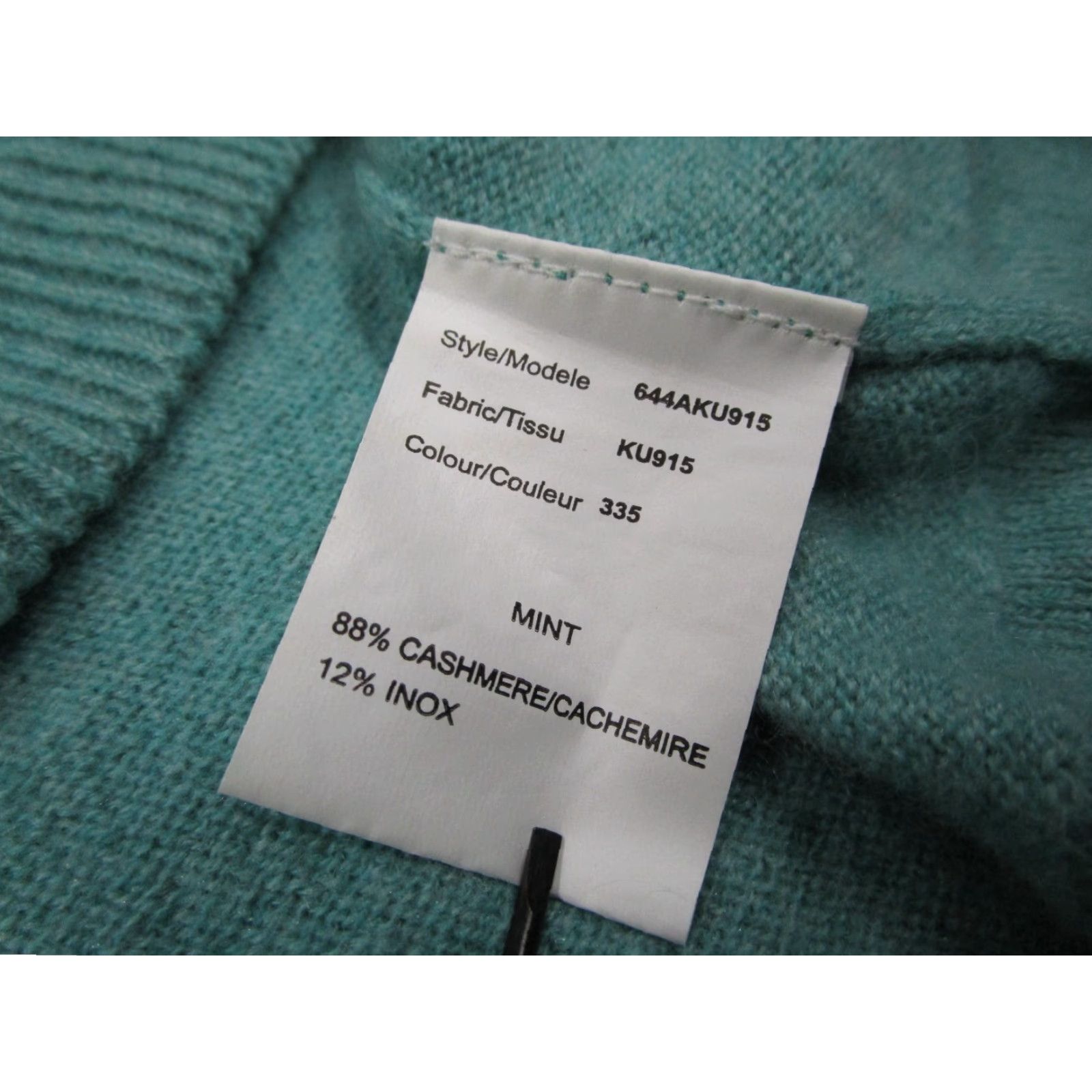 Michael Kors Michael Kors Women's Sweater Small Blue Cashmere Blend Button-Up Cardigan Long Sleeve Classic Size S / US 4 / IT 40 - 4 Thumbnail