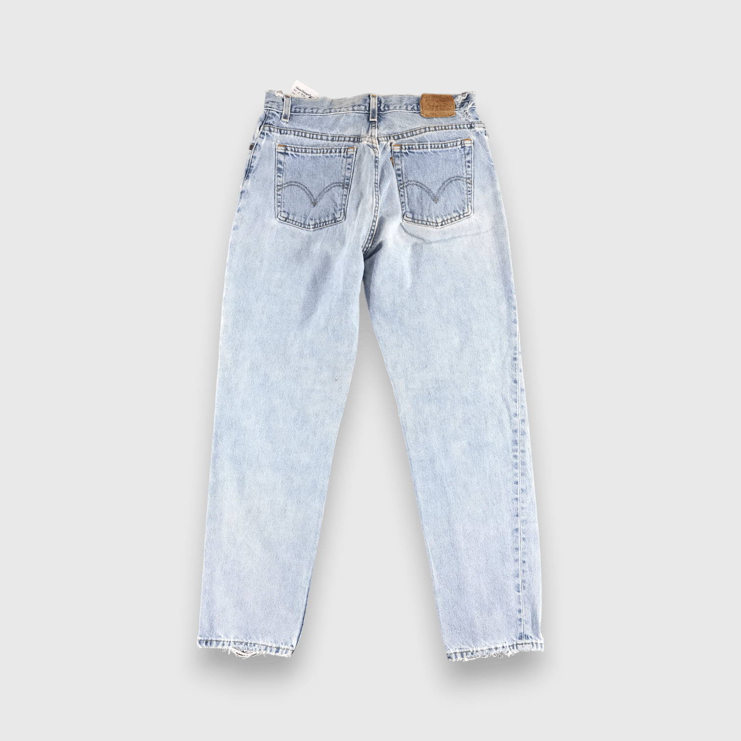 Levi's Vintage Levis 550 Jeans Distressed Faded Blue -J584 Size US 33 - 2 Thumbnail
